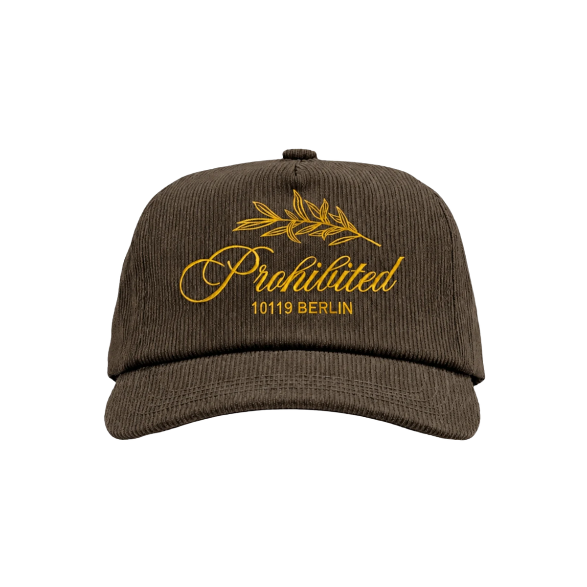 Casquette - Leaf Corduroy Cap Green - Prohibited