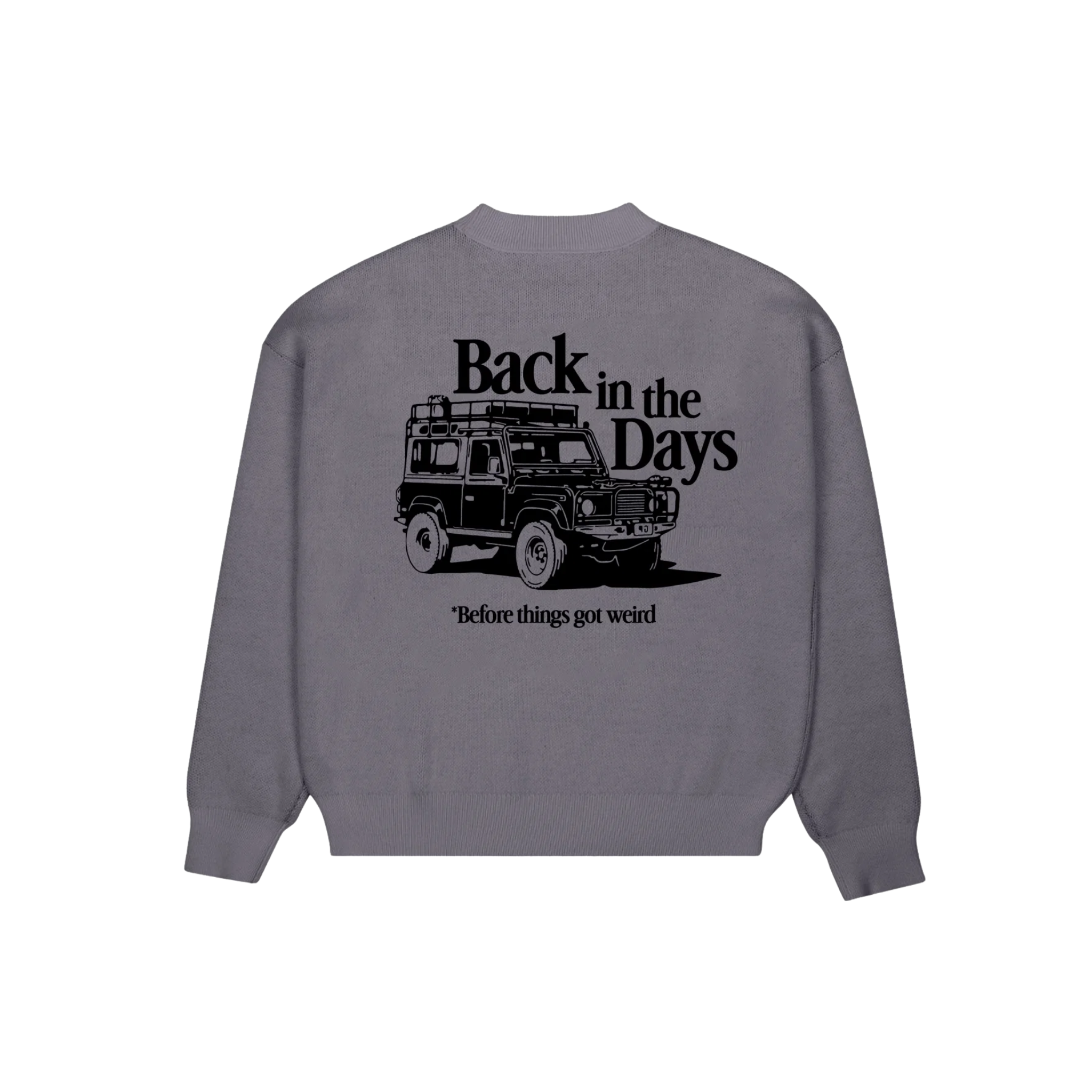 Pull - Knit Back In The Days Grey - Prohibited