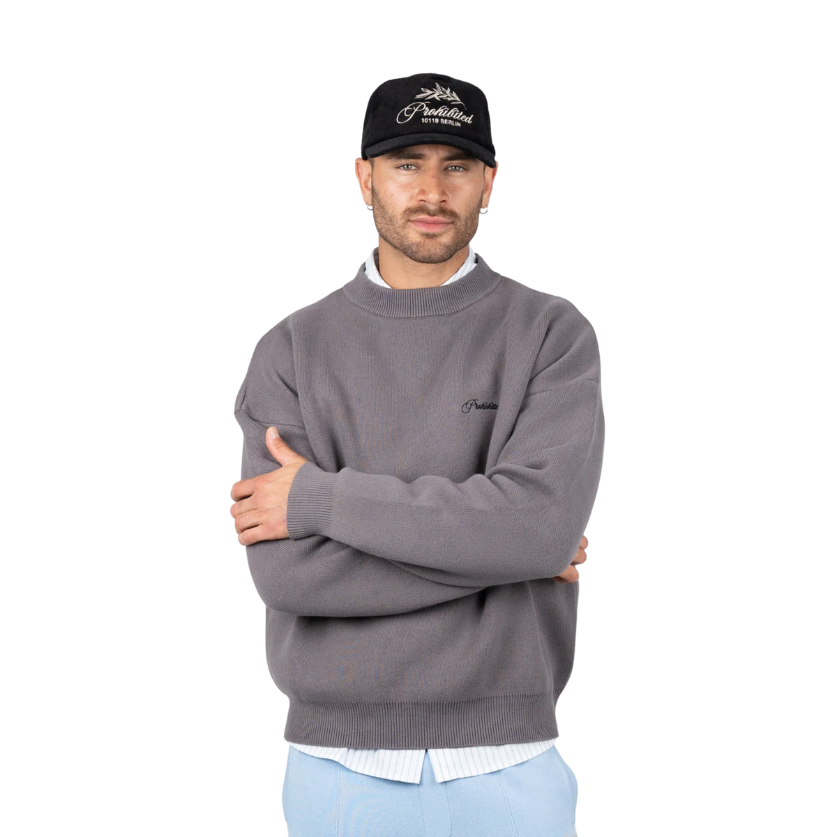 Pull - Knit Back In The Days Grey - Prohibited