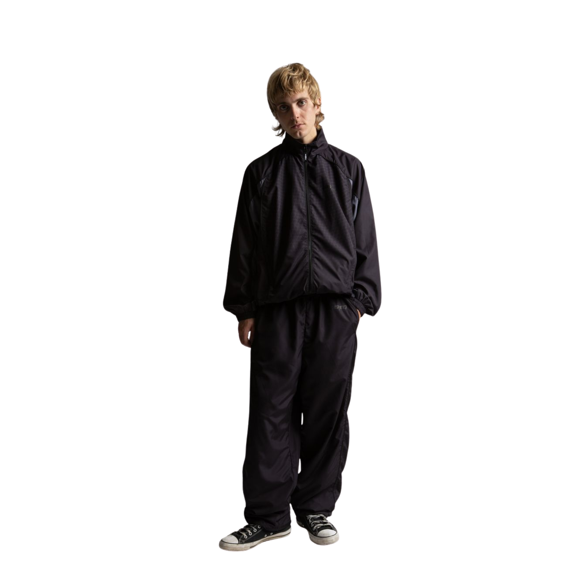 Veste - Spine Track Jacket Black - Wasted Paris