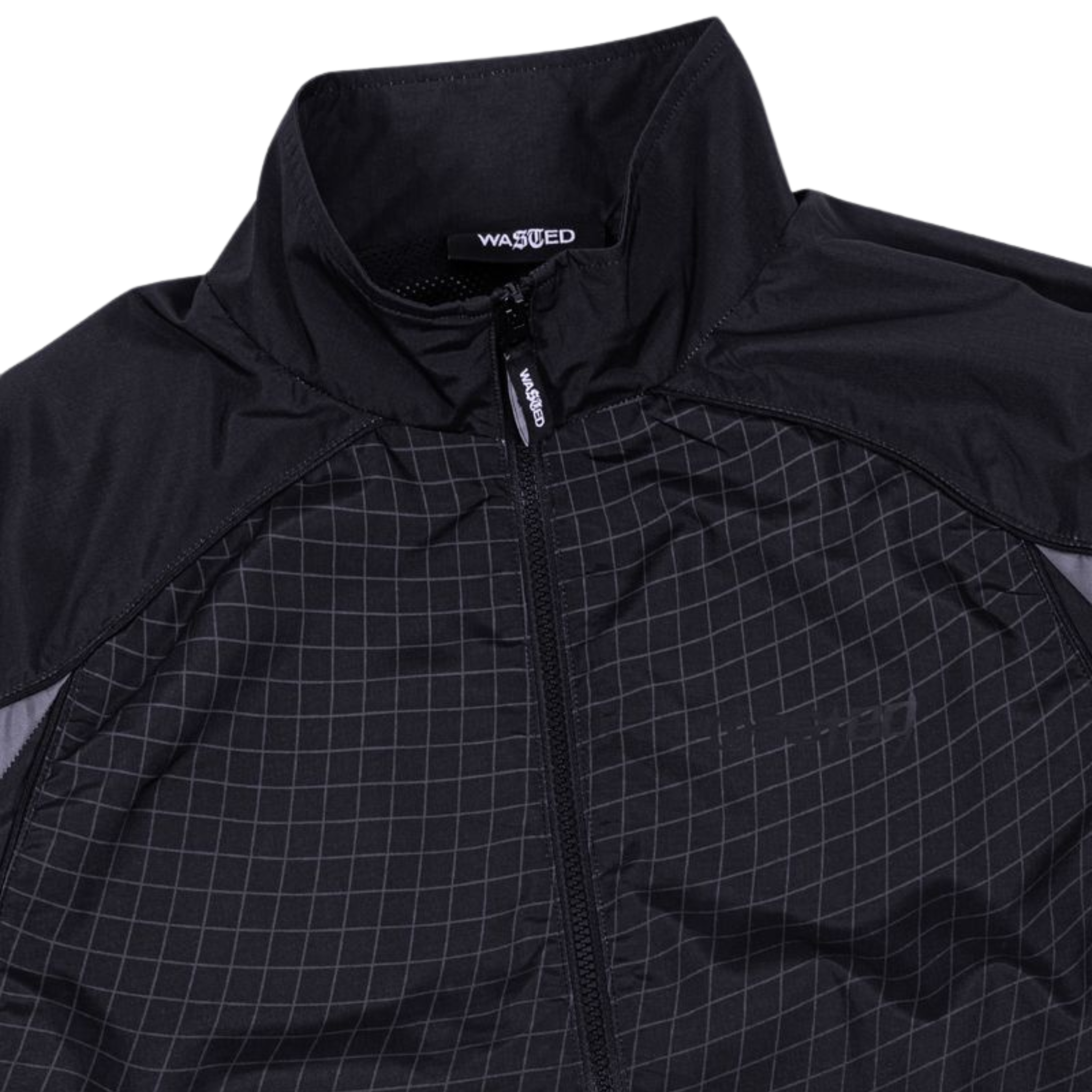 Veste - Spine Track Jacket Black - Wasted Paris