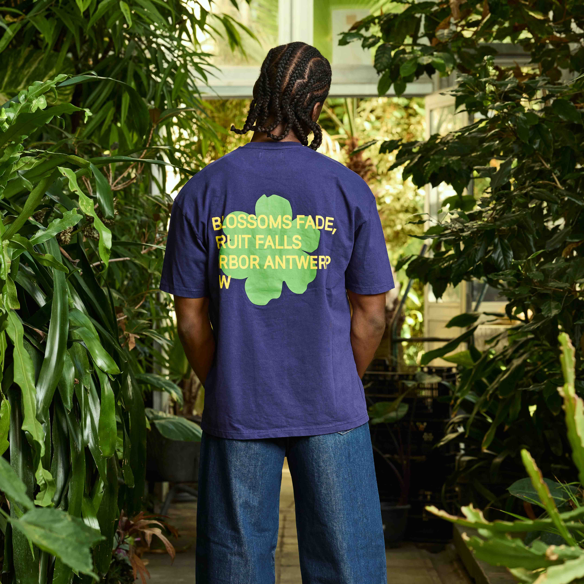 Tee-shirt - Arbor Green Blossoms - Arbor Antwerp