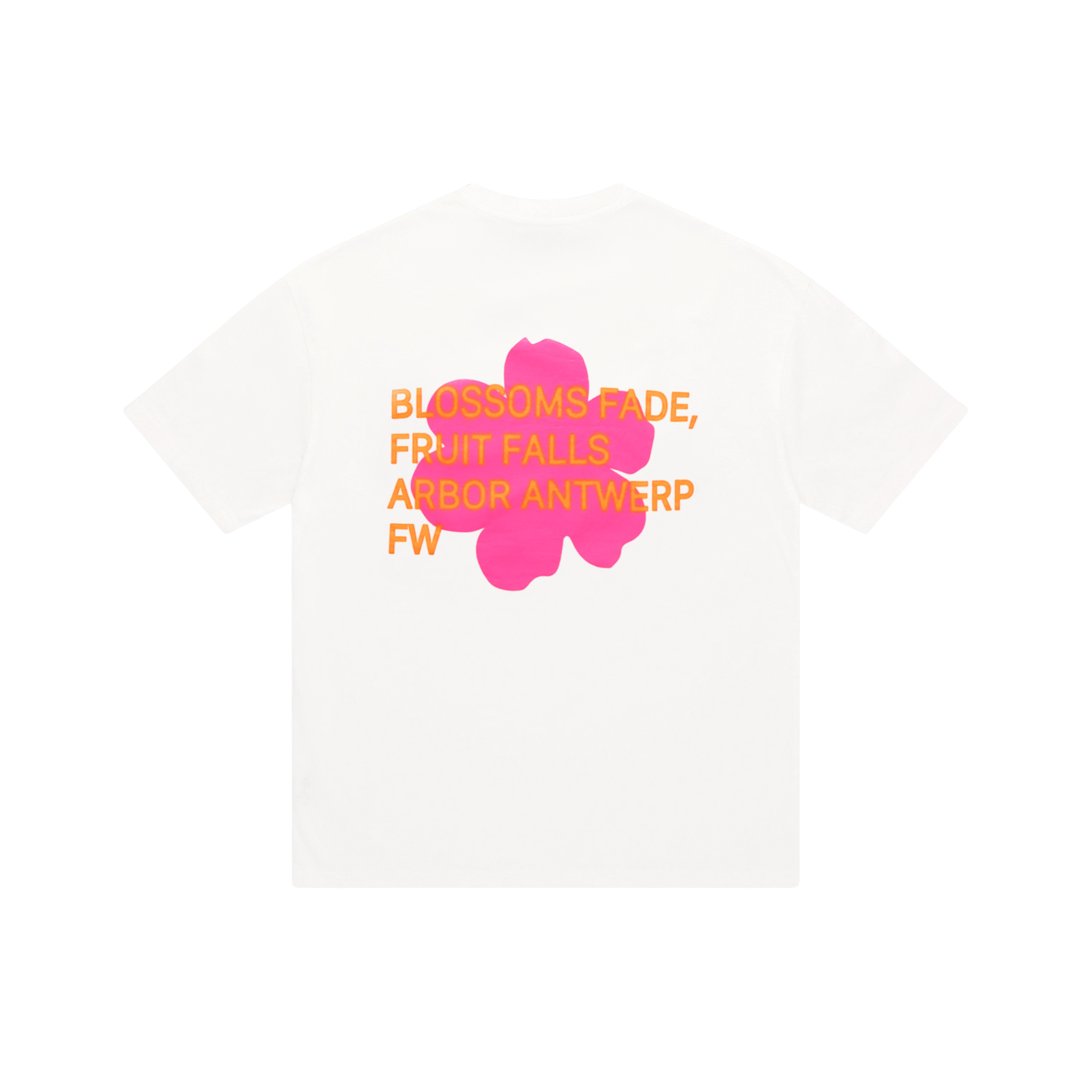 Tee-shirt - Arbor Pink Orange Blossoms - Arbor Antwerp