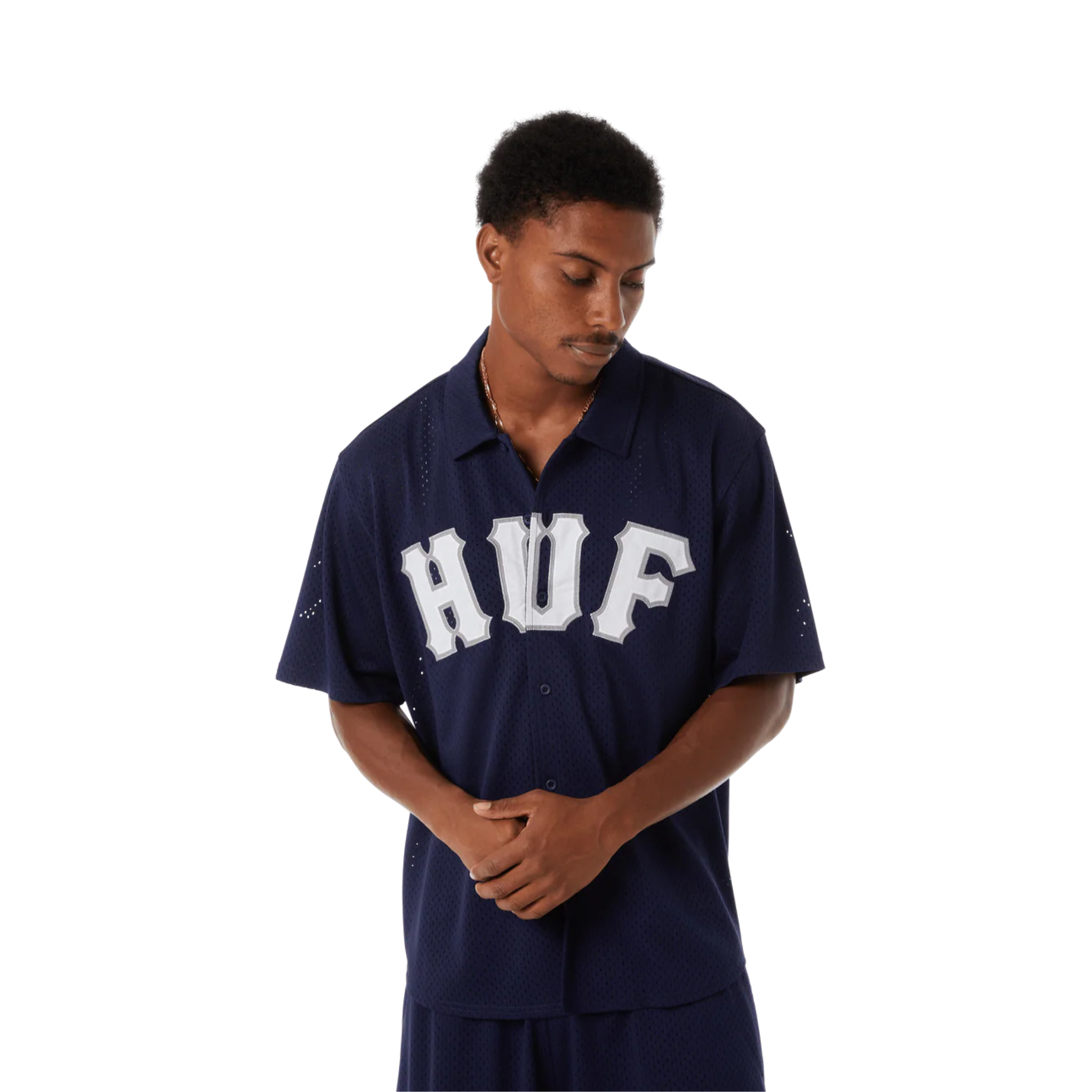 Chemise - Arch Mesh Button Up - Huf