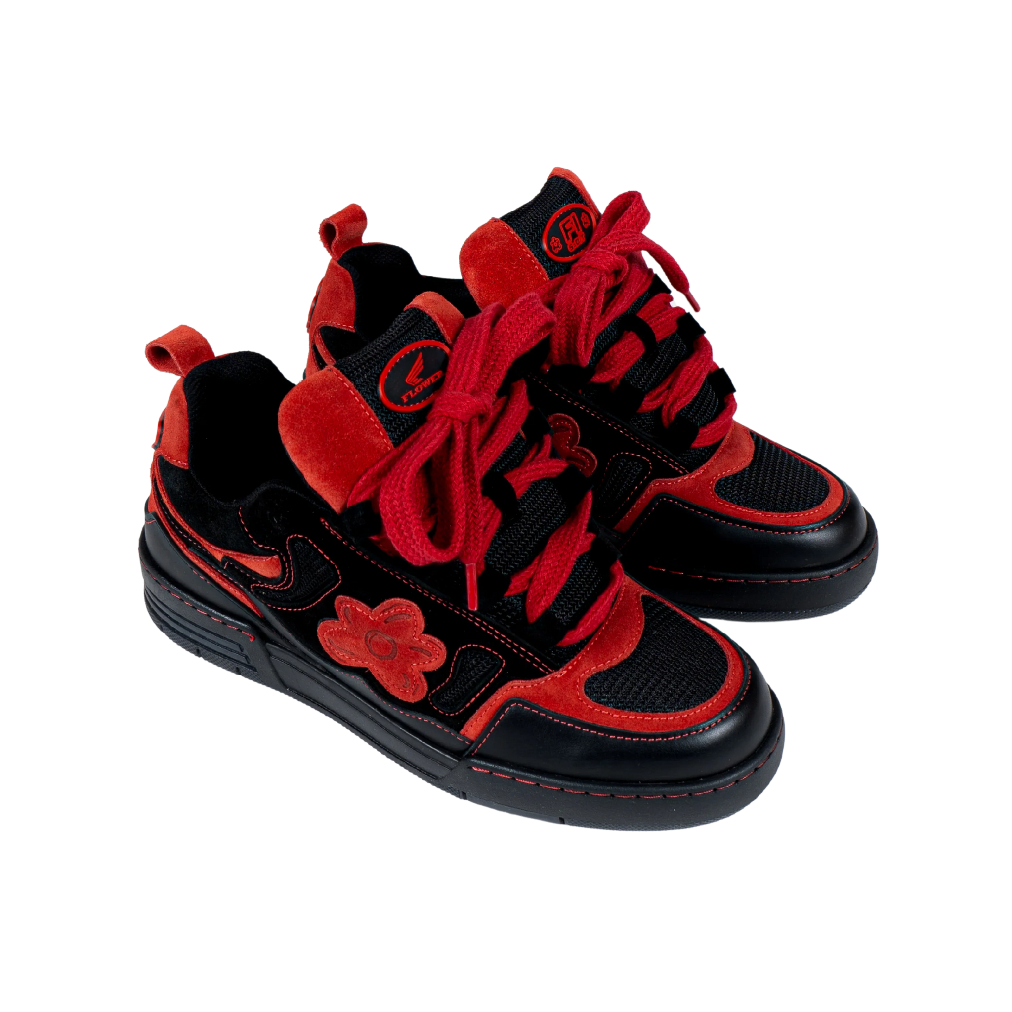 Sneakers - SDT Black Red Motor - Flower Instinct