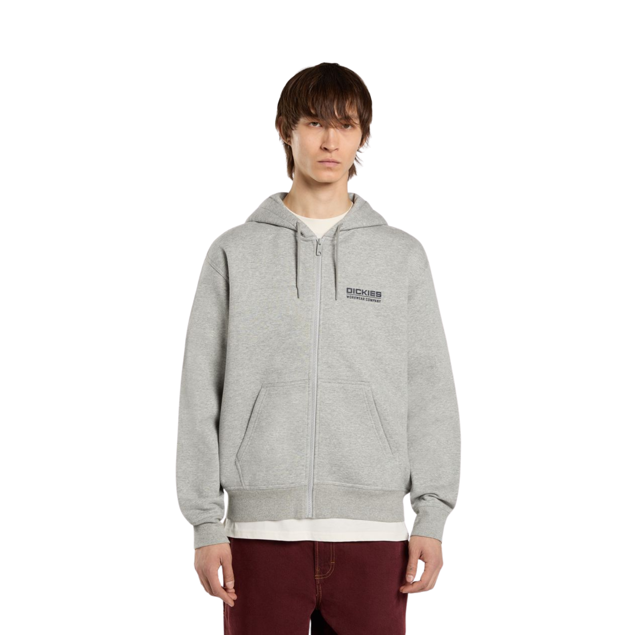 Hoodie Zip - Bolivar FZ Hoodie Grey Melange - Dickies