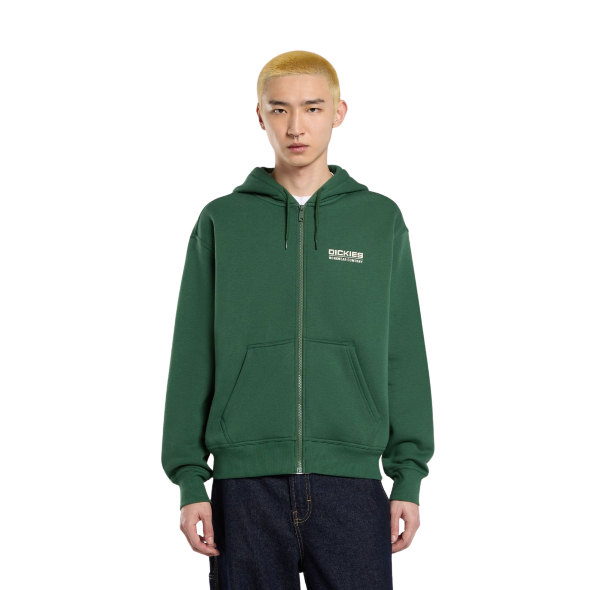 Hoodie Zip - Bolivar FZ Hoodie Pine Needle Green - Dickies
