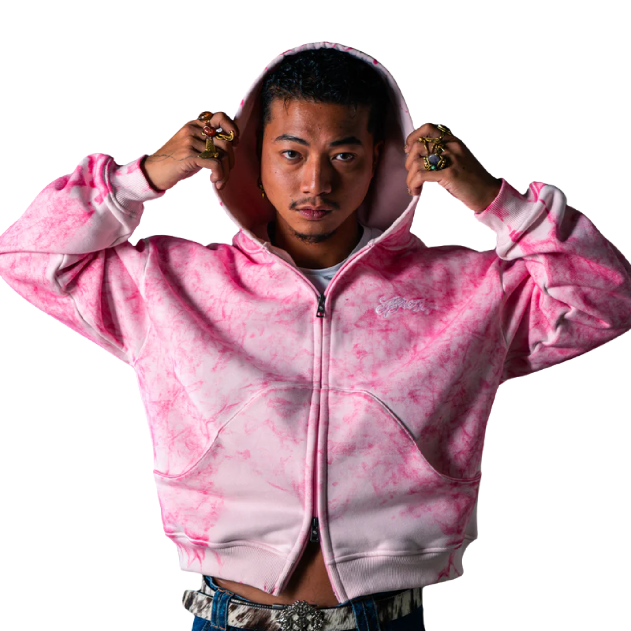Hoodie - Cherry Zip Hoodie - Amoses