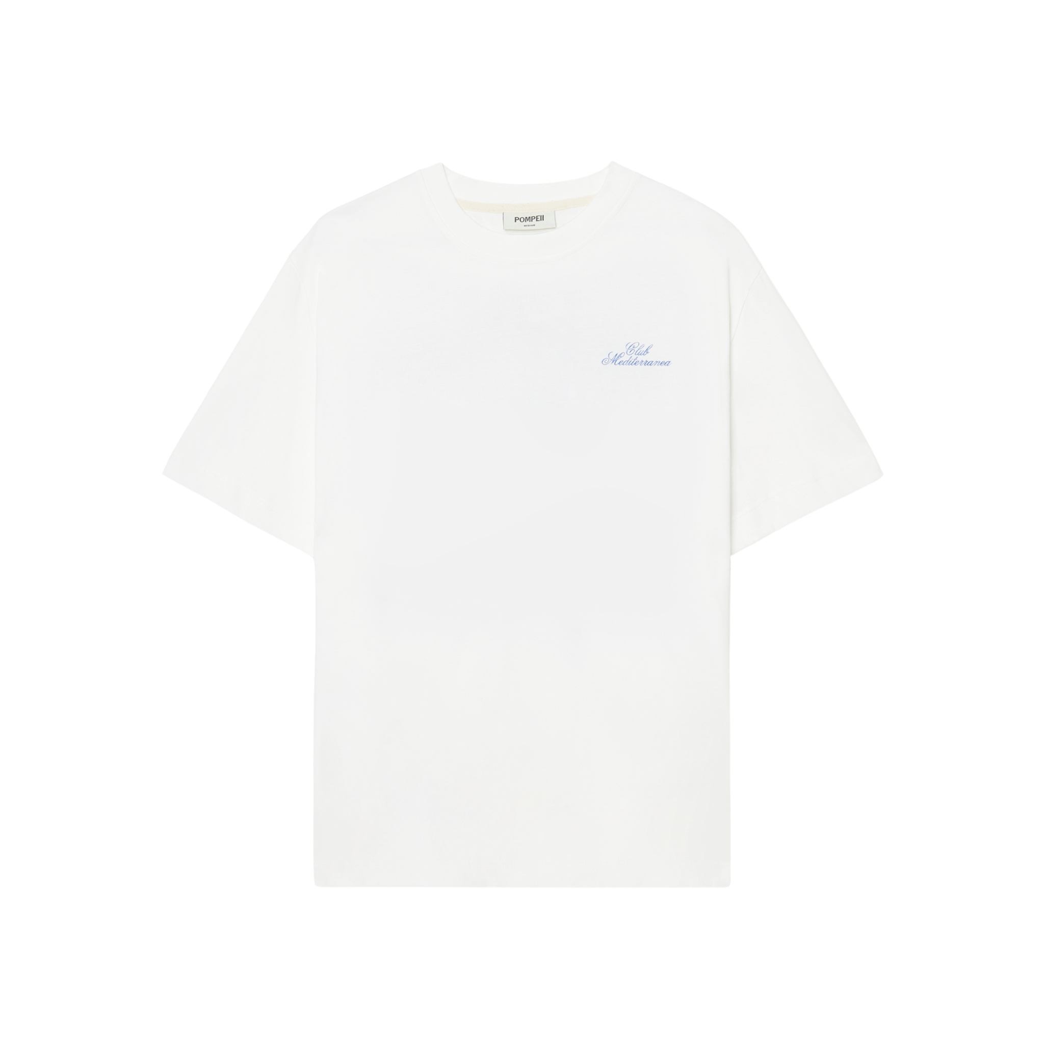 Tee Shirt - Club Mediterranea Off White Boxy Tee - Pompeii