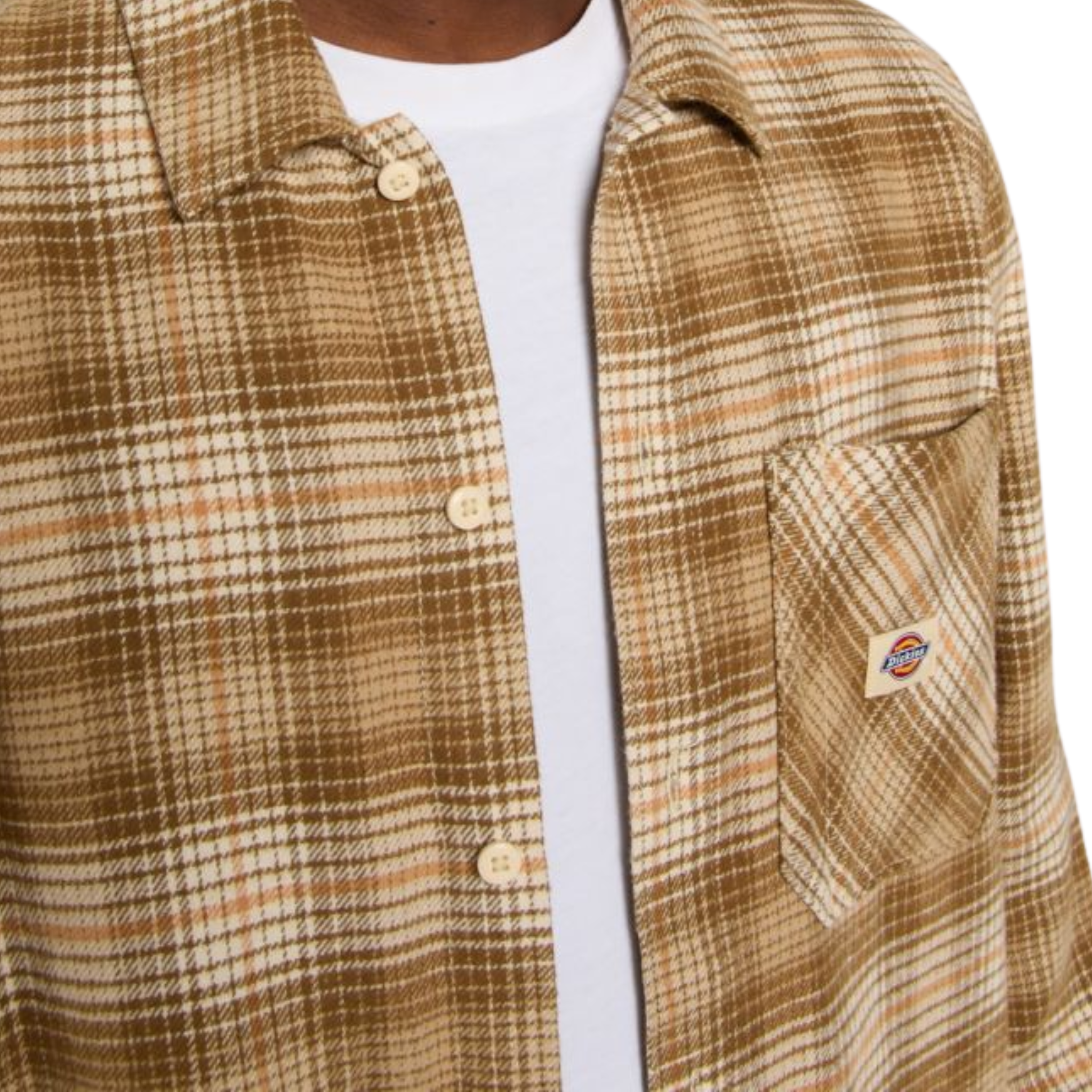 Chemise - Forest Check Shirt Wood Ash - Dickies