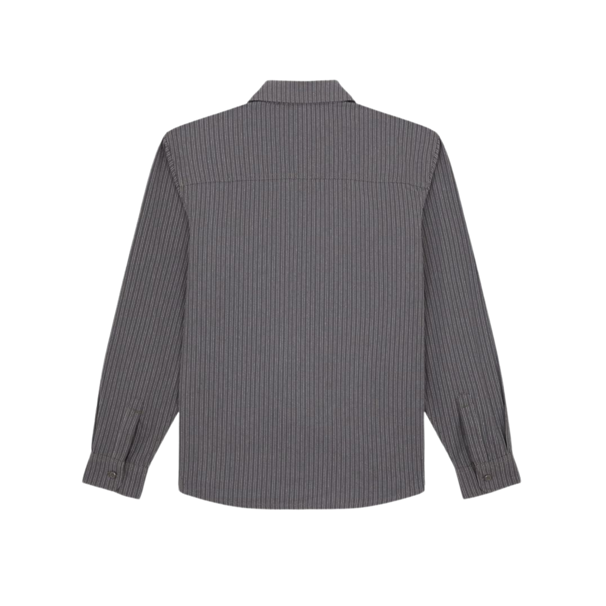 Chemise - Lima Pinstripe Shirt LS Charcoal - Dickies