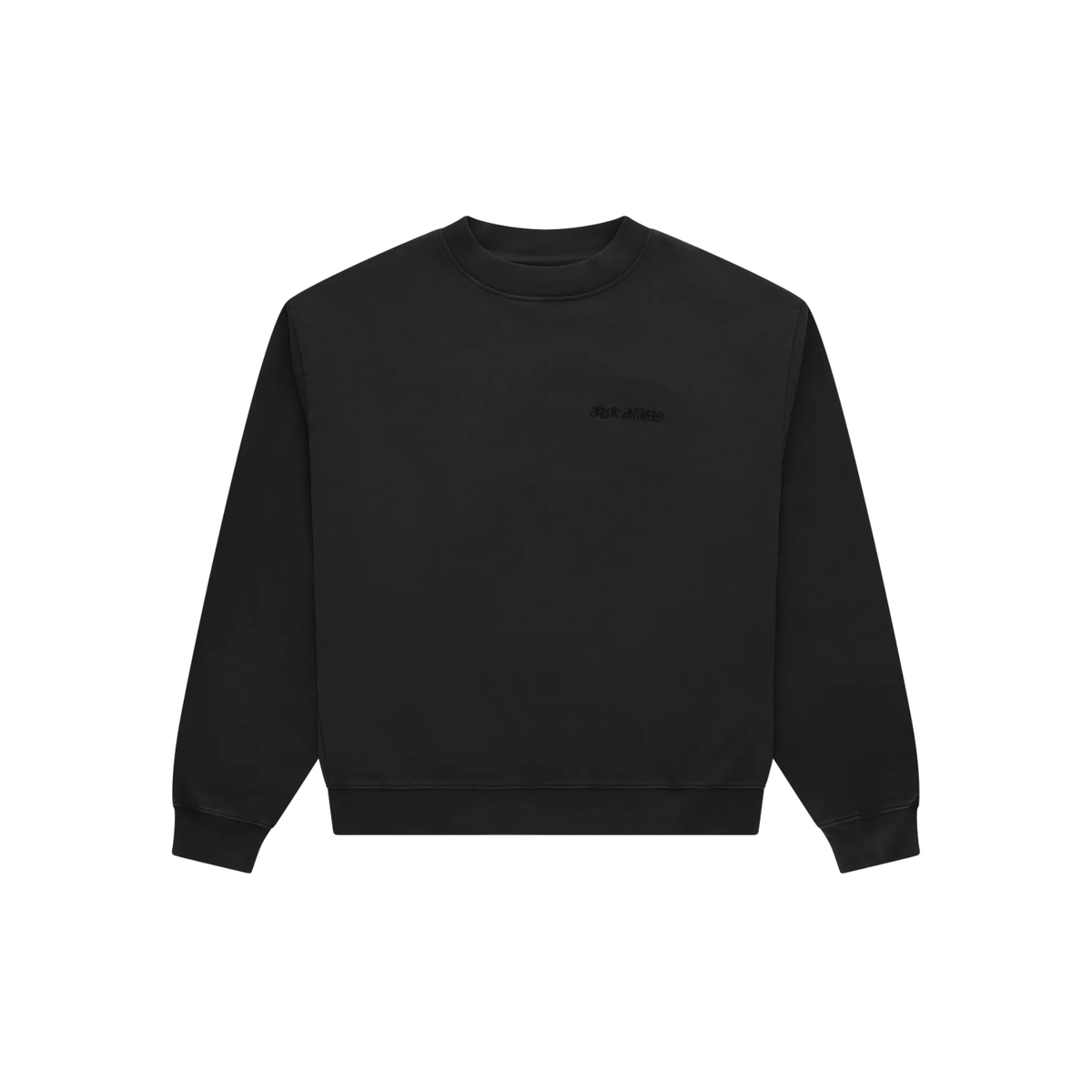 Crewneck - Crewneck Big Application Black - Arbor Antwerp
