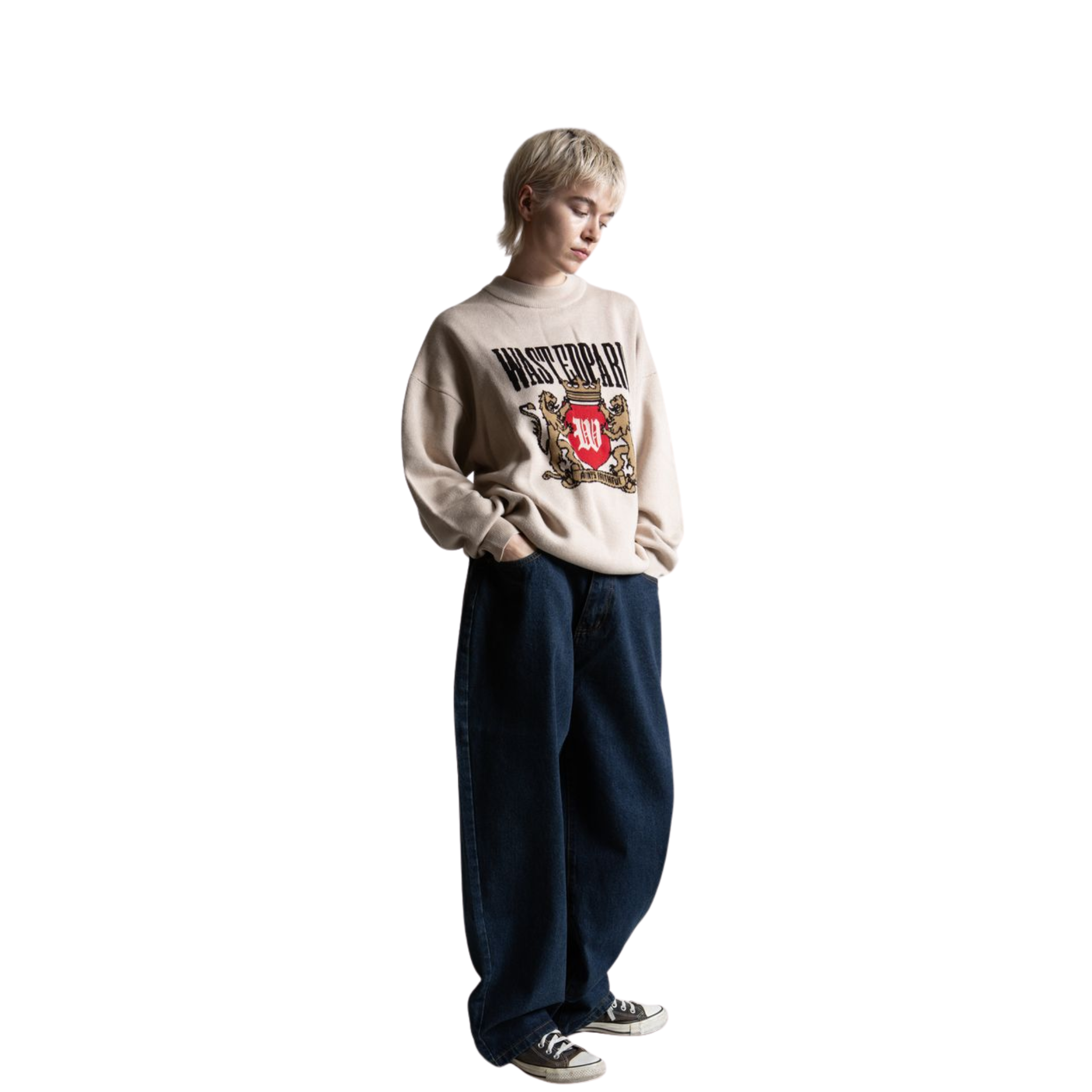 Crewneck - Crest Sweater - Wasted Paris