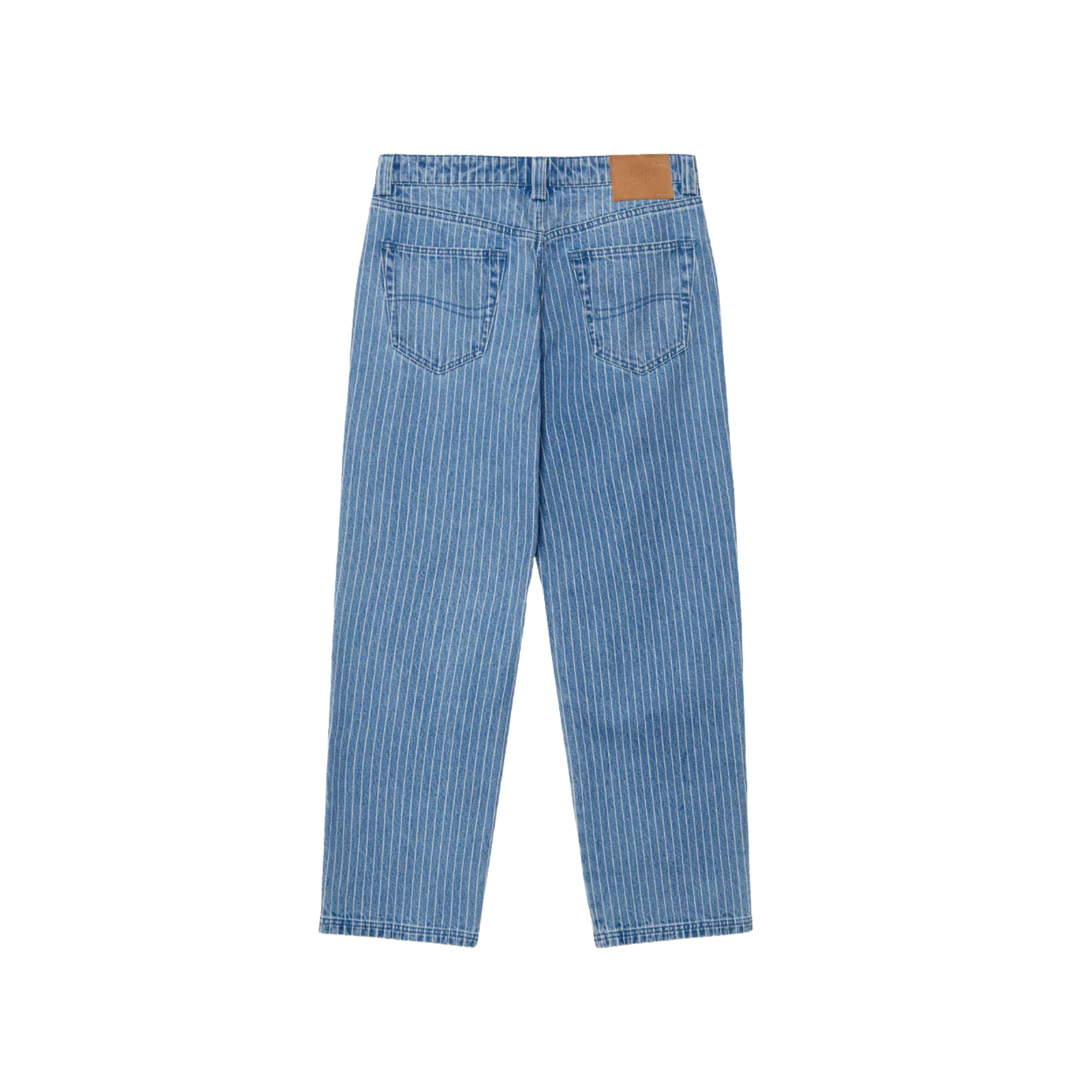 Jeans - Pinstripe Classic Wash Denim - Pompeii