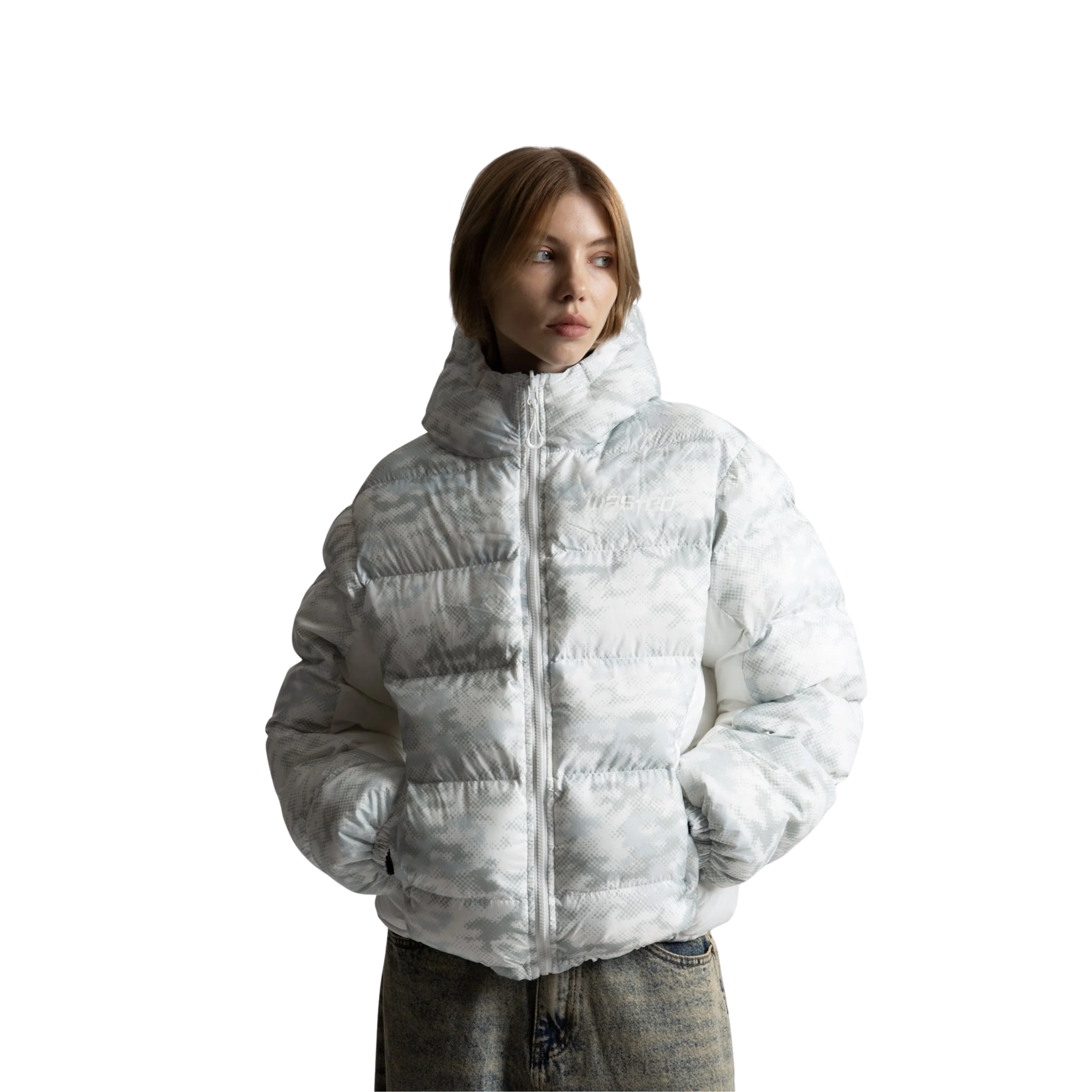 Veste - Puffer Réversible Digicamo - Wasted Paris