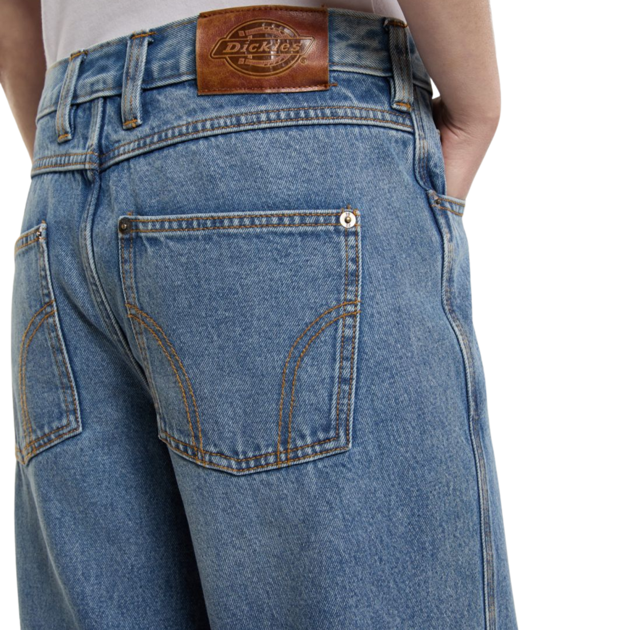 Jeans- Farner Denim Rinsed Blue - Dickies