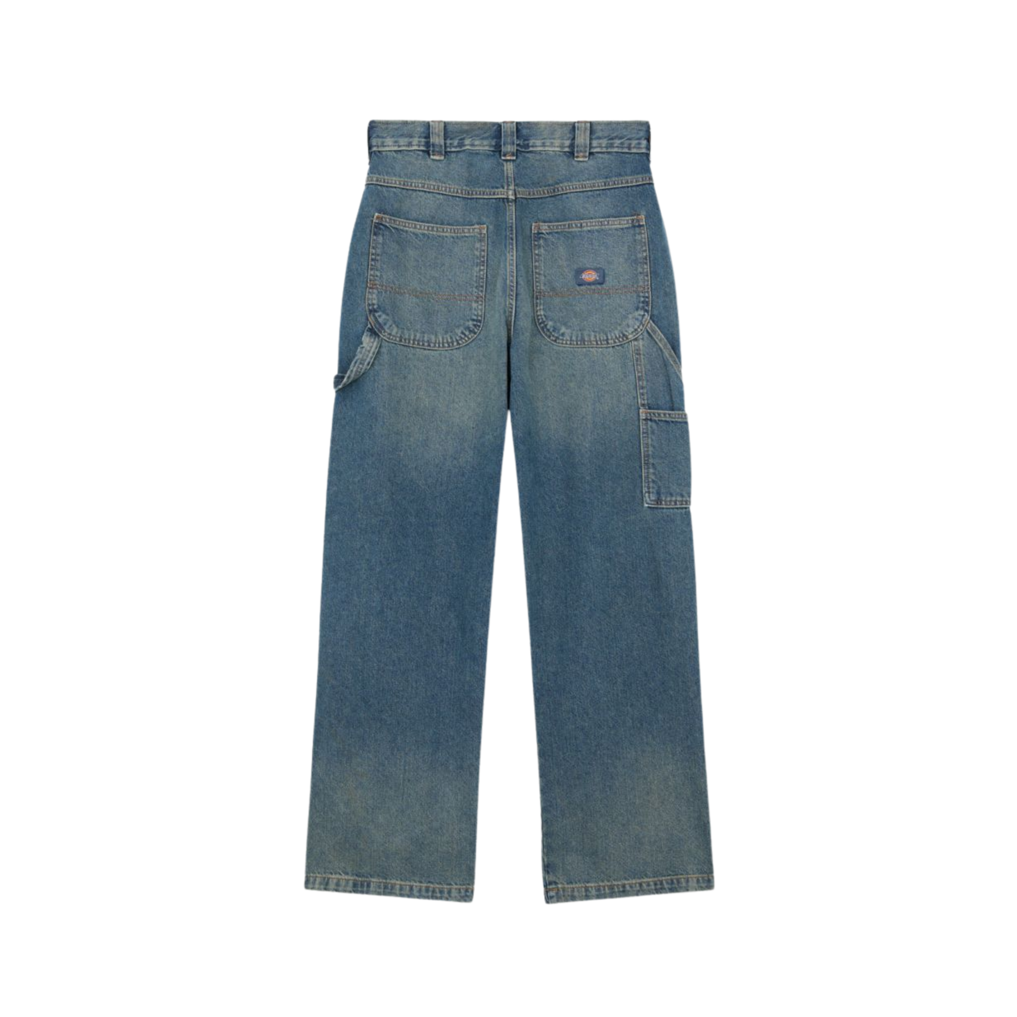 Jean - Stevensville Carpenter Denim Khaki Tinted Blue - Dickies