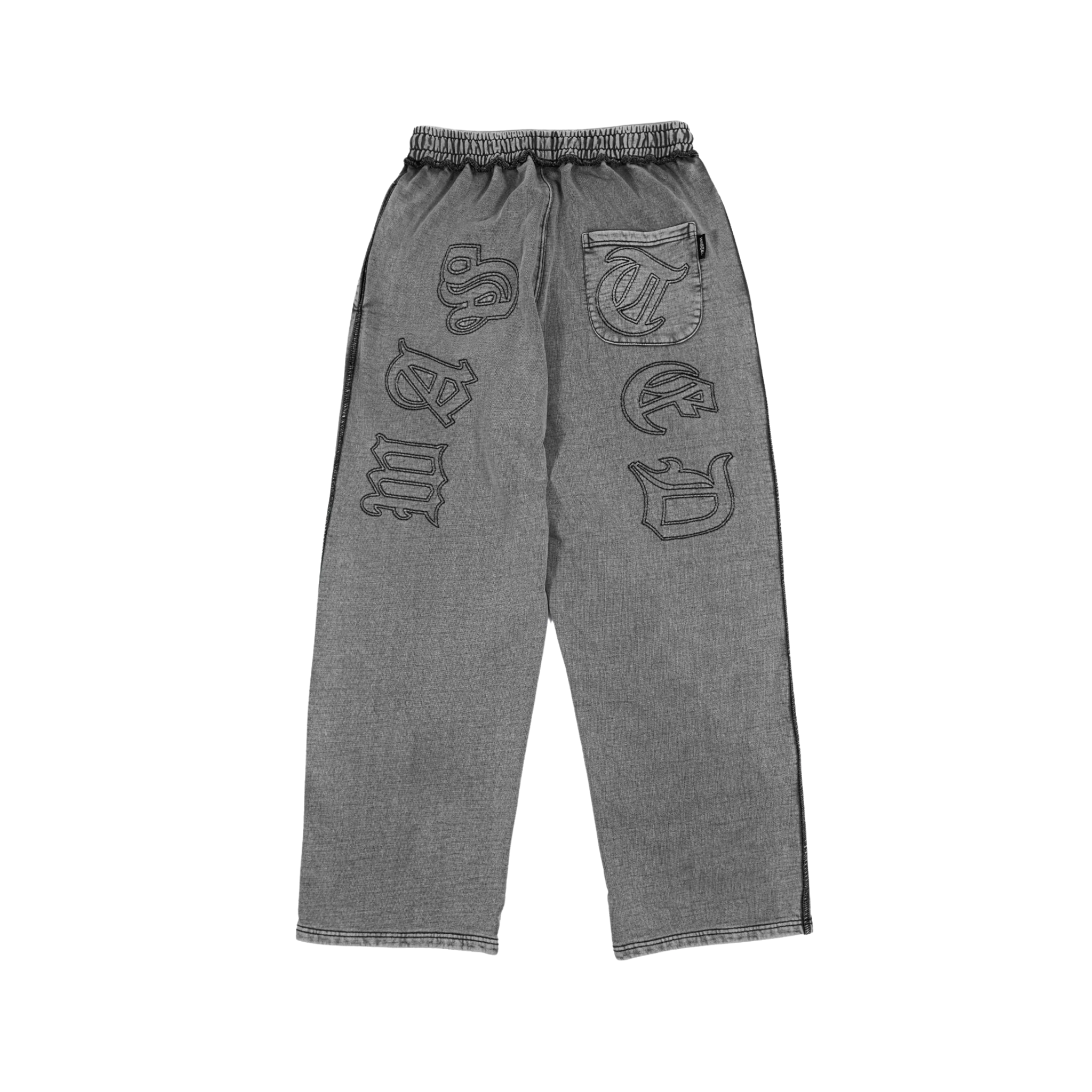 Jogging - Kingdom Curve Faded Black - Wasted Paris