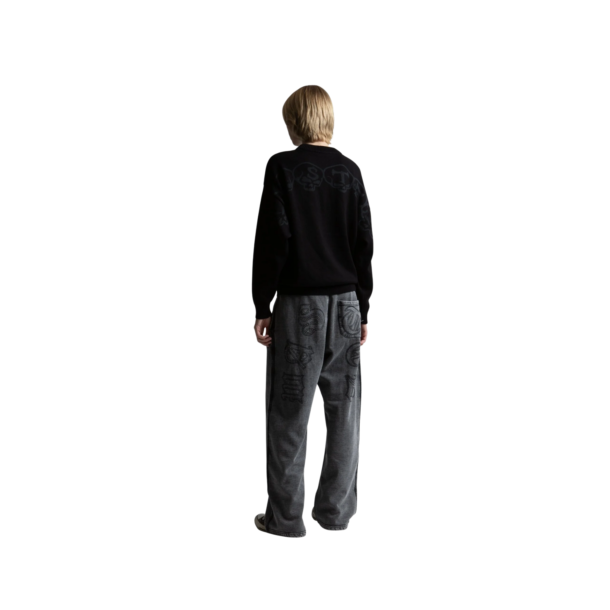 Jogging - Kingdom Curve Faded Black - Wasted Paris