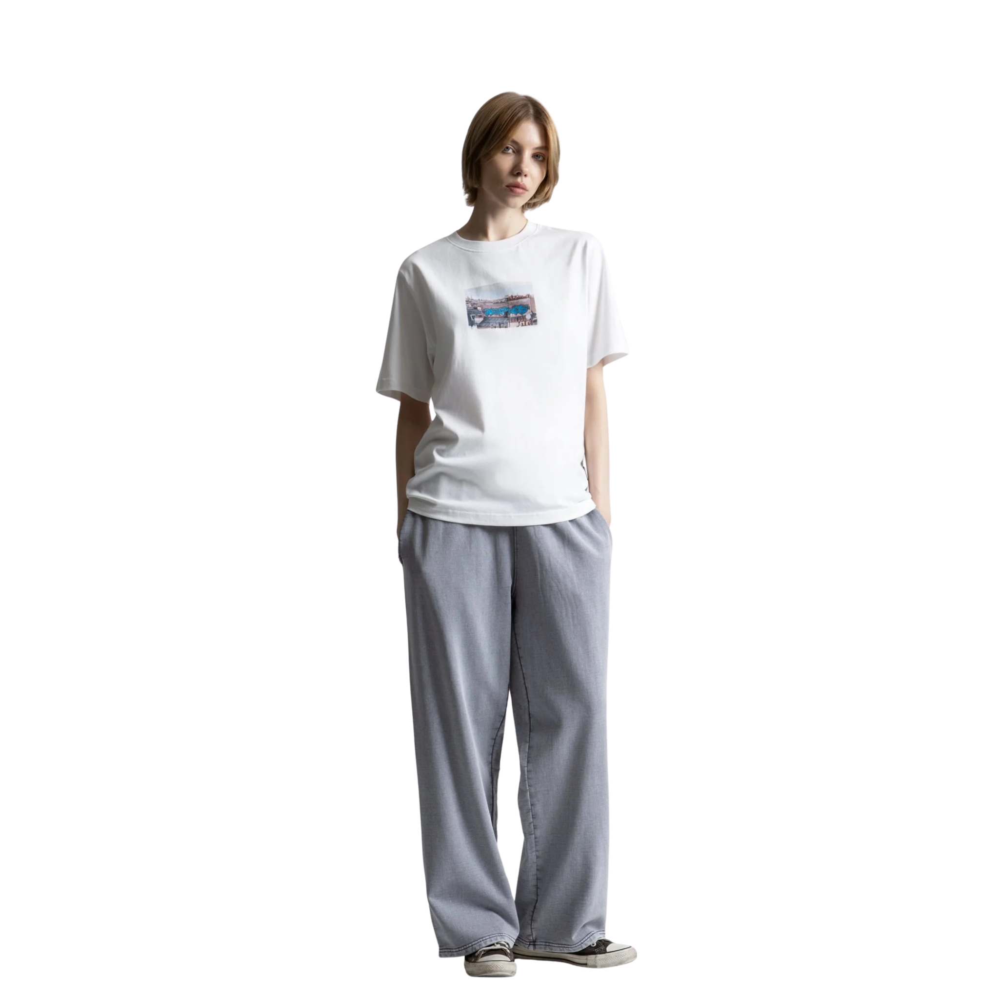 Jogging - Kingdom Curve Faded Blue- Wasted Paris