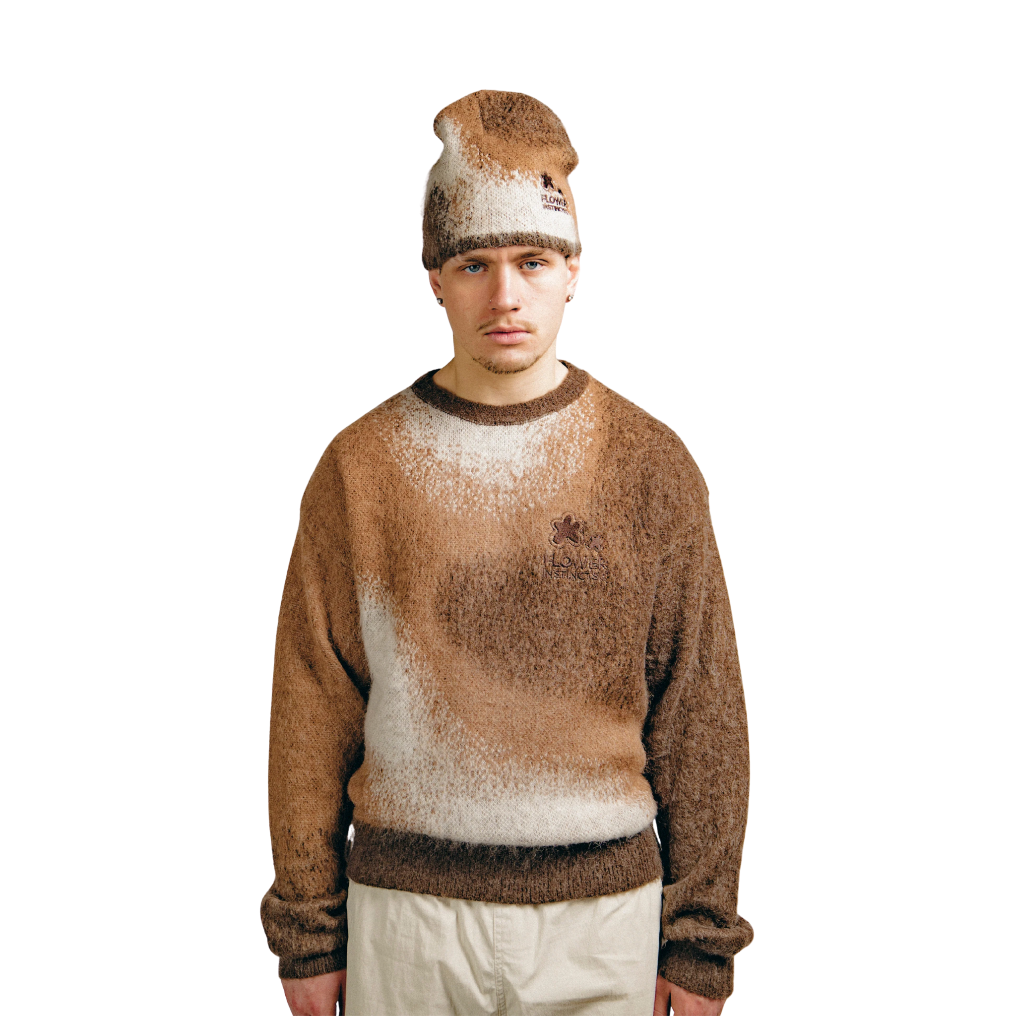 Pull - Mohair Marron - Flower Instincts