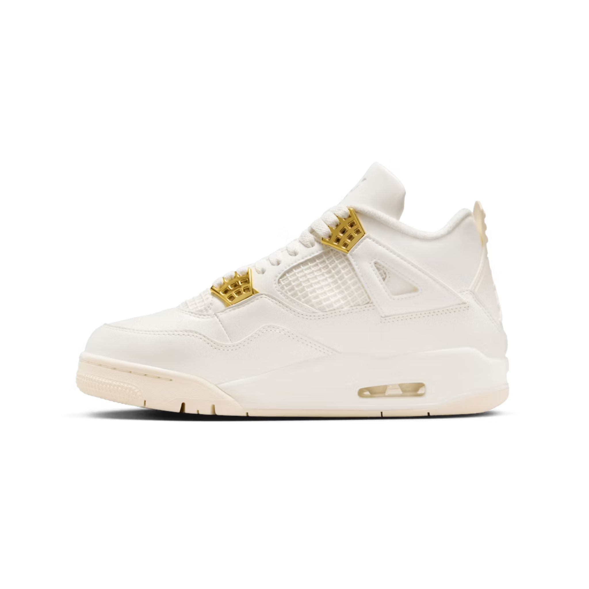 Sneakers - Air Jordan 4 Sail Metallic Gold - Nike