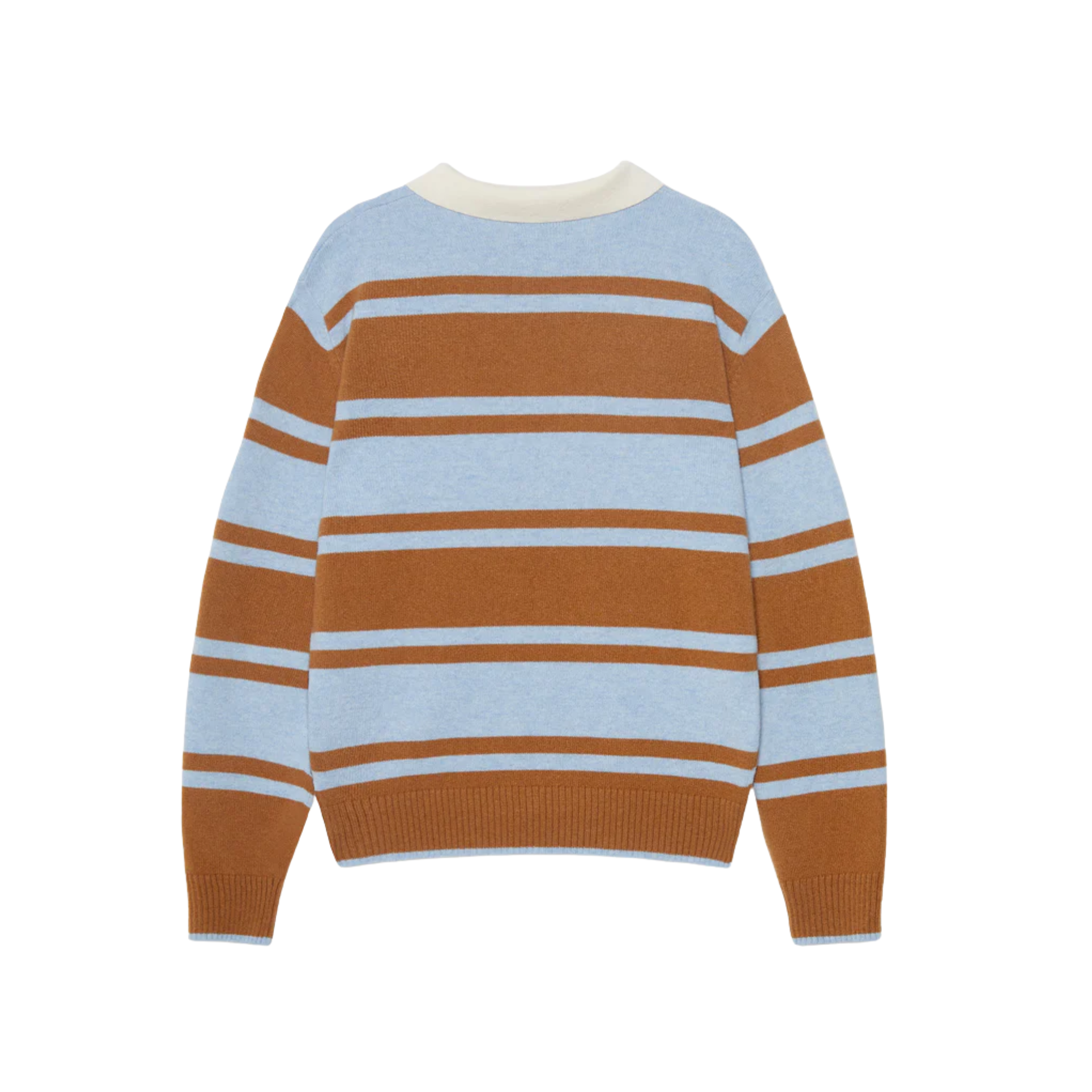 Pull - Rugby Brown Knit Polo- Pompeii
