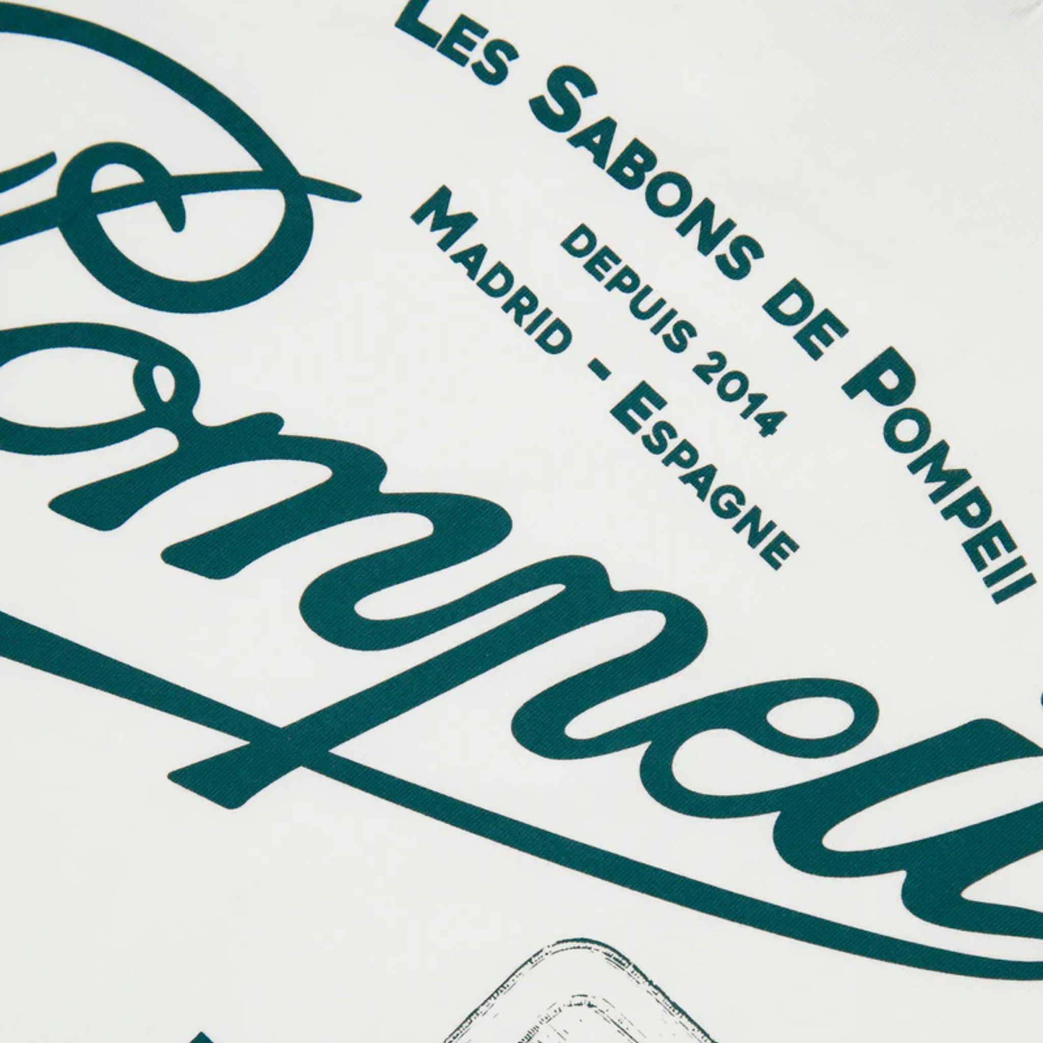 Tee Shirt - Sabond De Pompeii Off White Tee - Pompeii