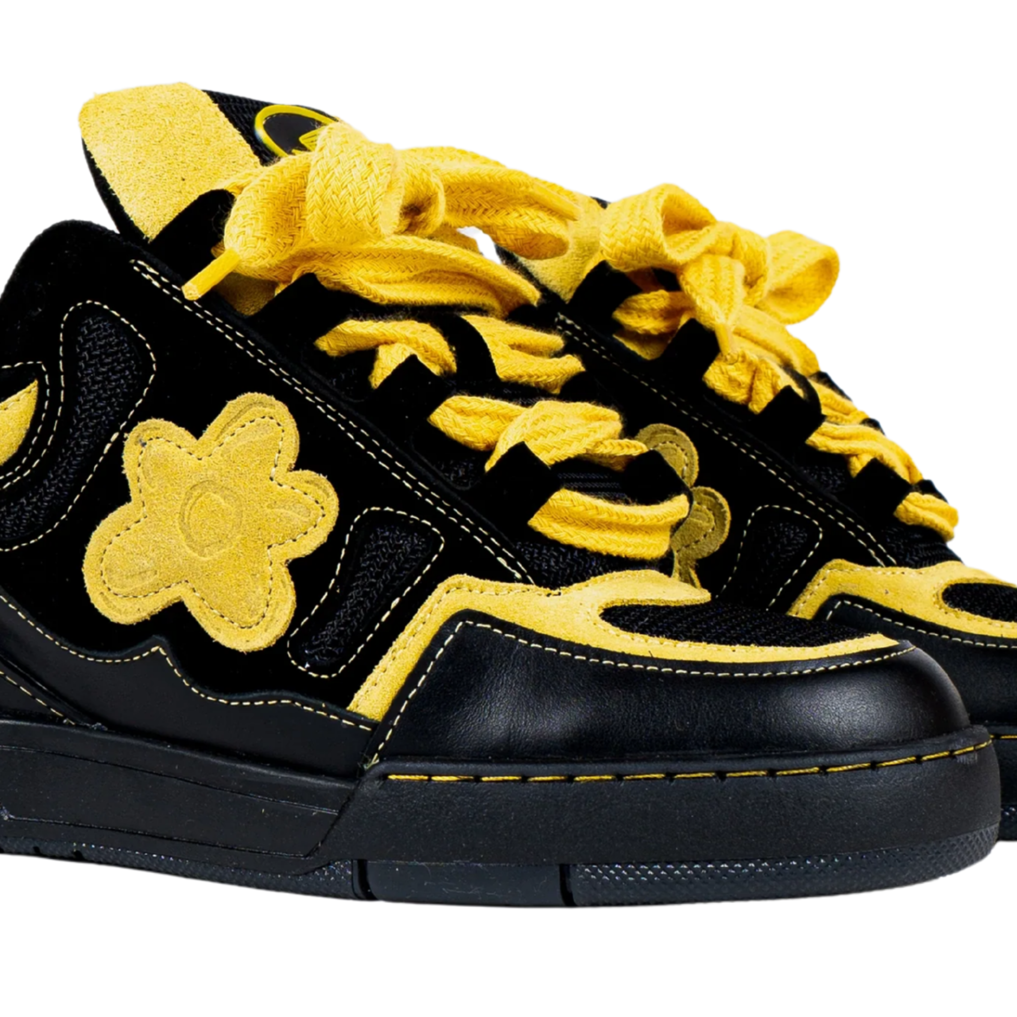 Sneakers - SDT Black Yellow Motor - Flower Instinct