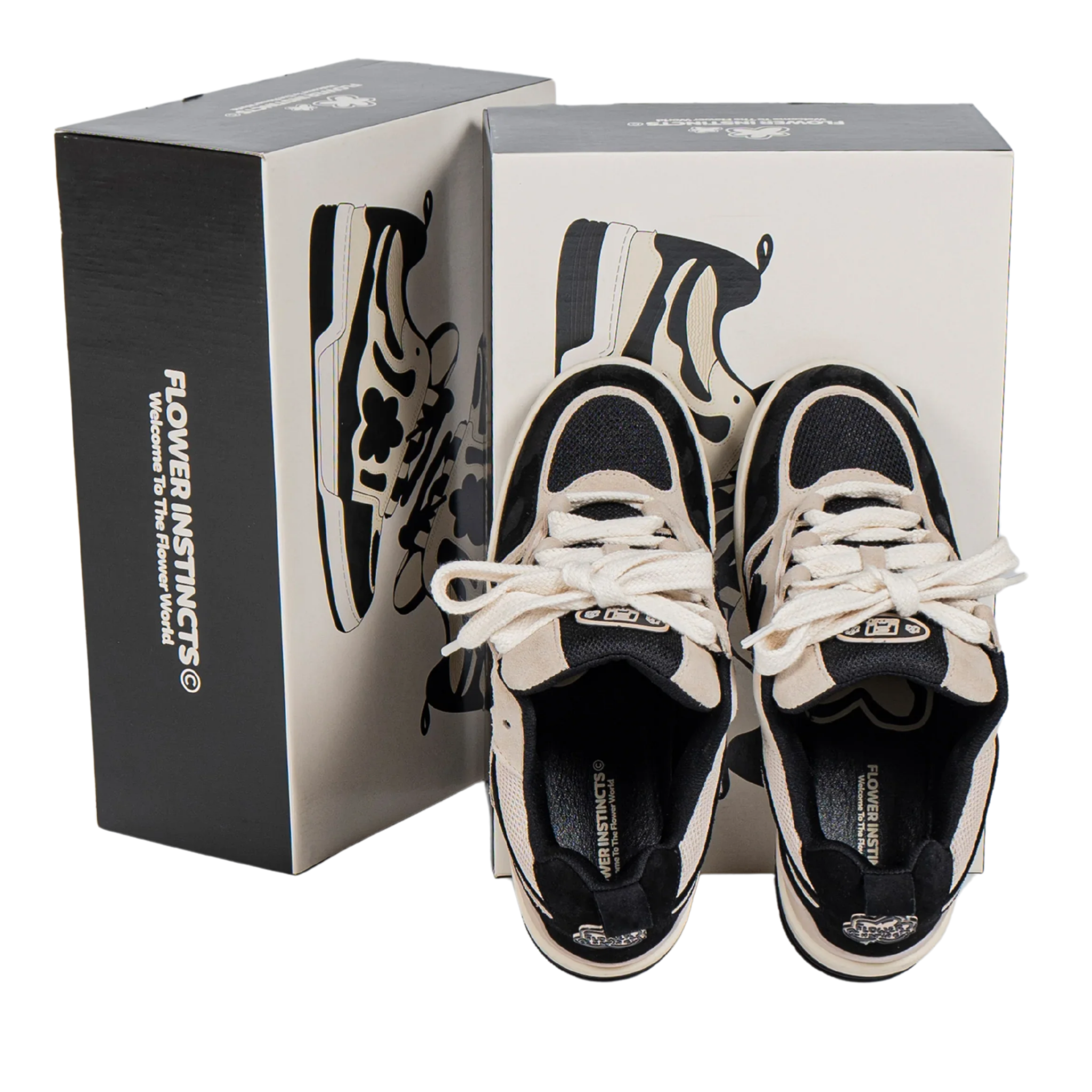 Sneakers - SDT Black Tar - Flower Instinct