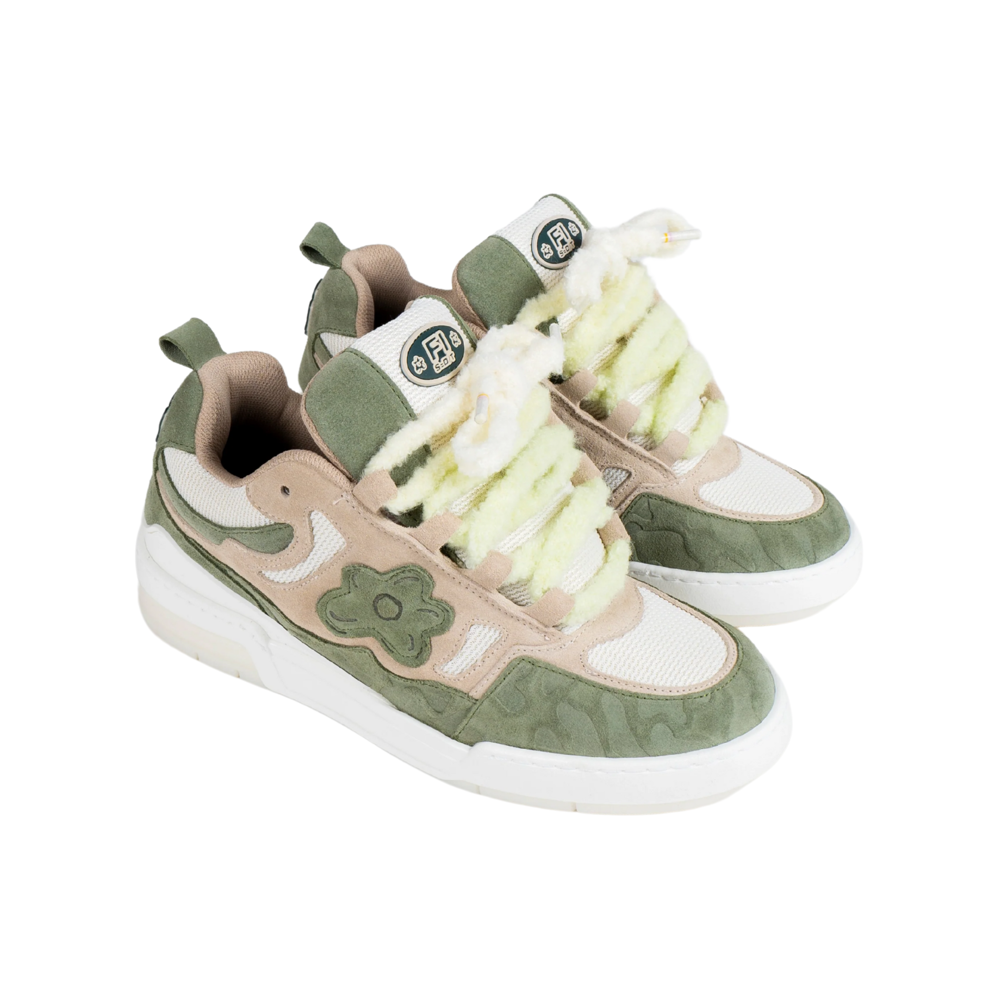 Sneakers - SDT White Greenstachio - Flower Instinct