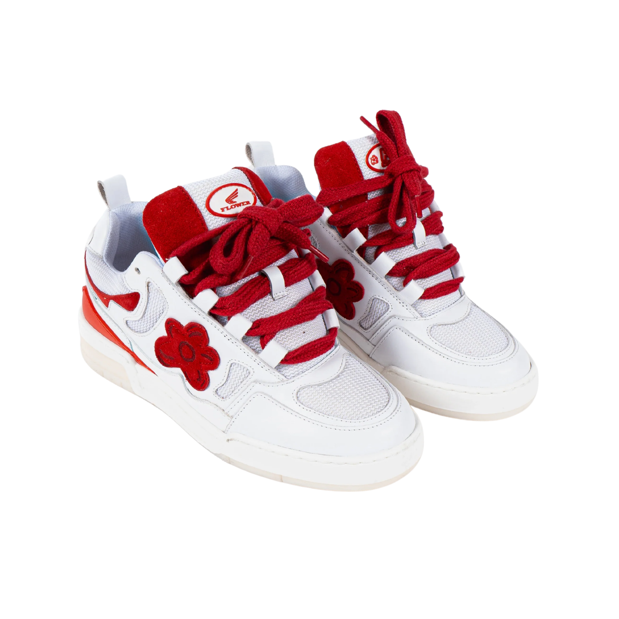 Sneakers - SDT White Red Motor - Flower Instinct