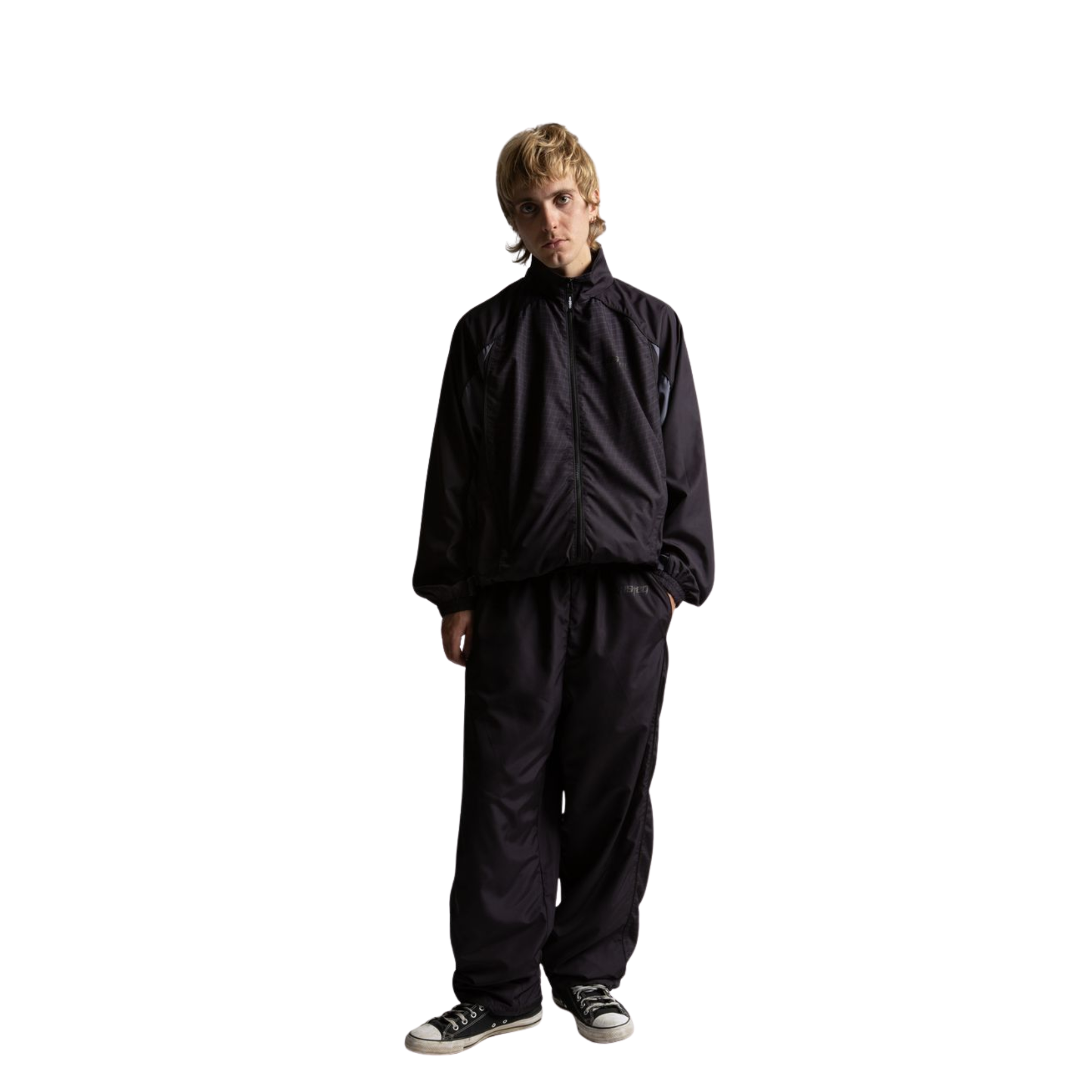 Jogging - Spine Track Pant Black- Wasted Paris