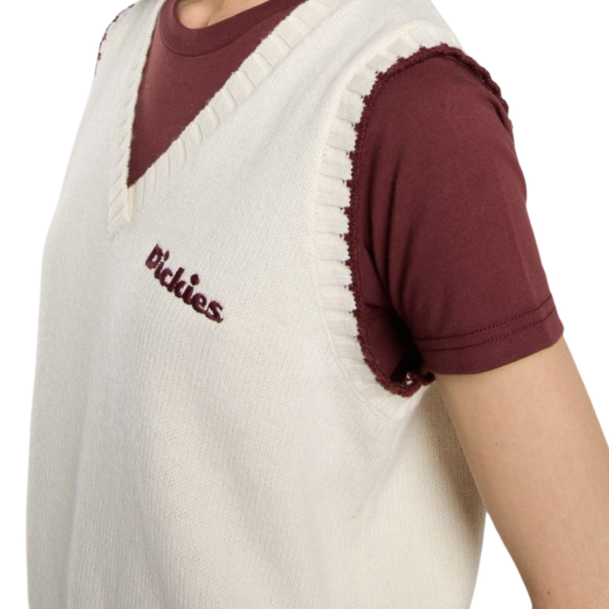 Pull - Slayden Sweater Vest Egret - Dickies