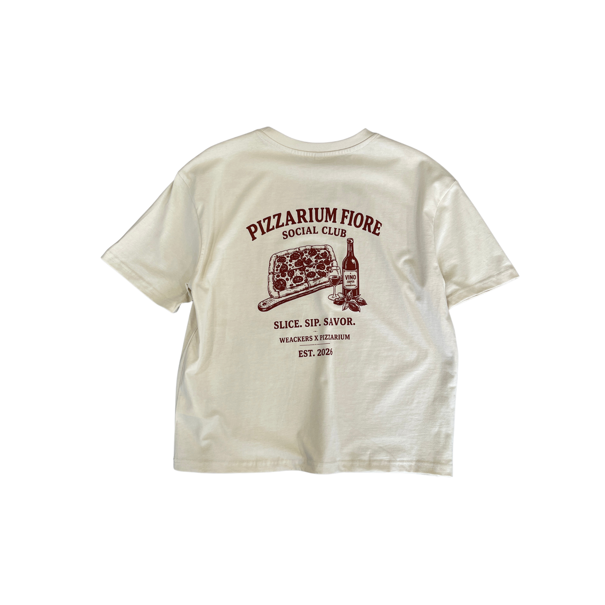 Tee-shirt - Tee Boxy Weackers x Pizzarium Fiore - Weackers