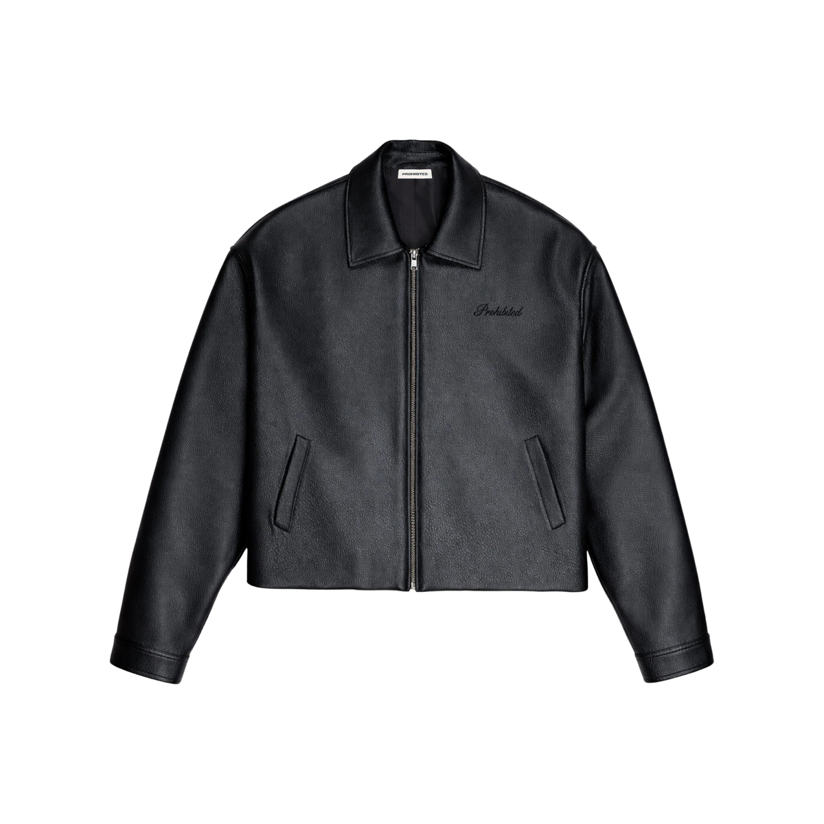 Veste - Jacket leather Black - Prohibited