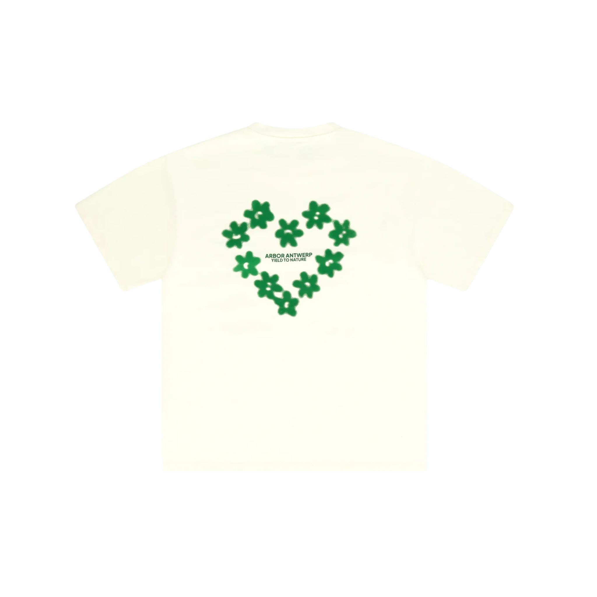 Tee-shirt - Tee Faded Flowers cream - Arbor Antwerp
