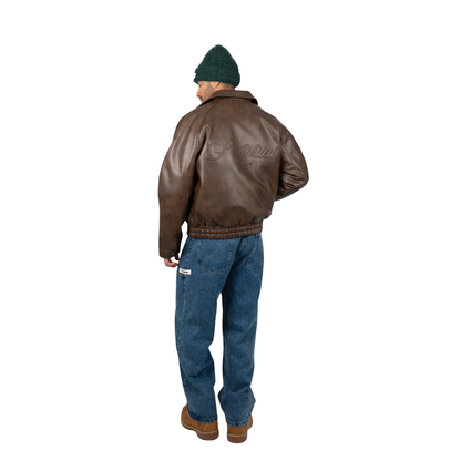 Veste - Jacket leather Brown - Prohibited