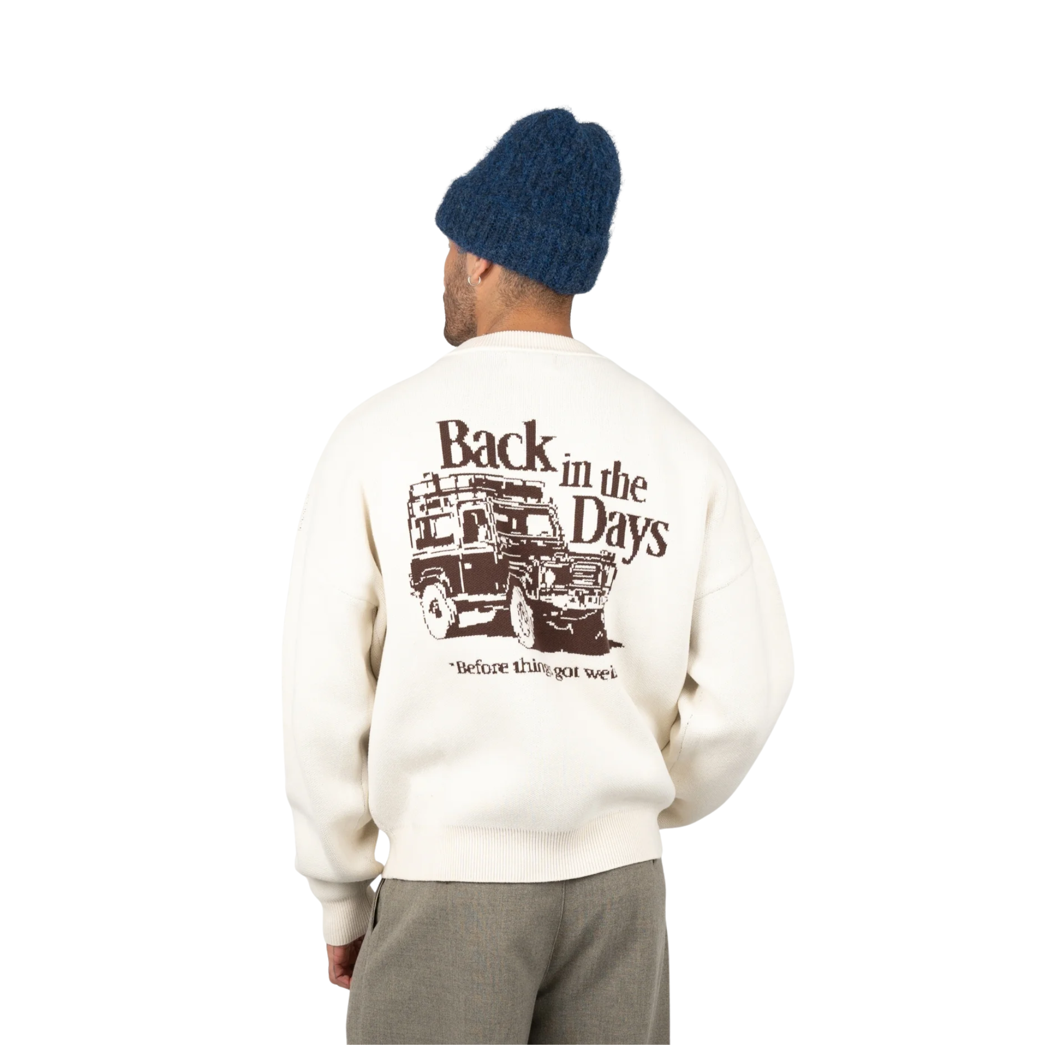 Pull - Knit Back In The Days Beige - Prohibited