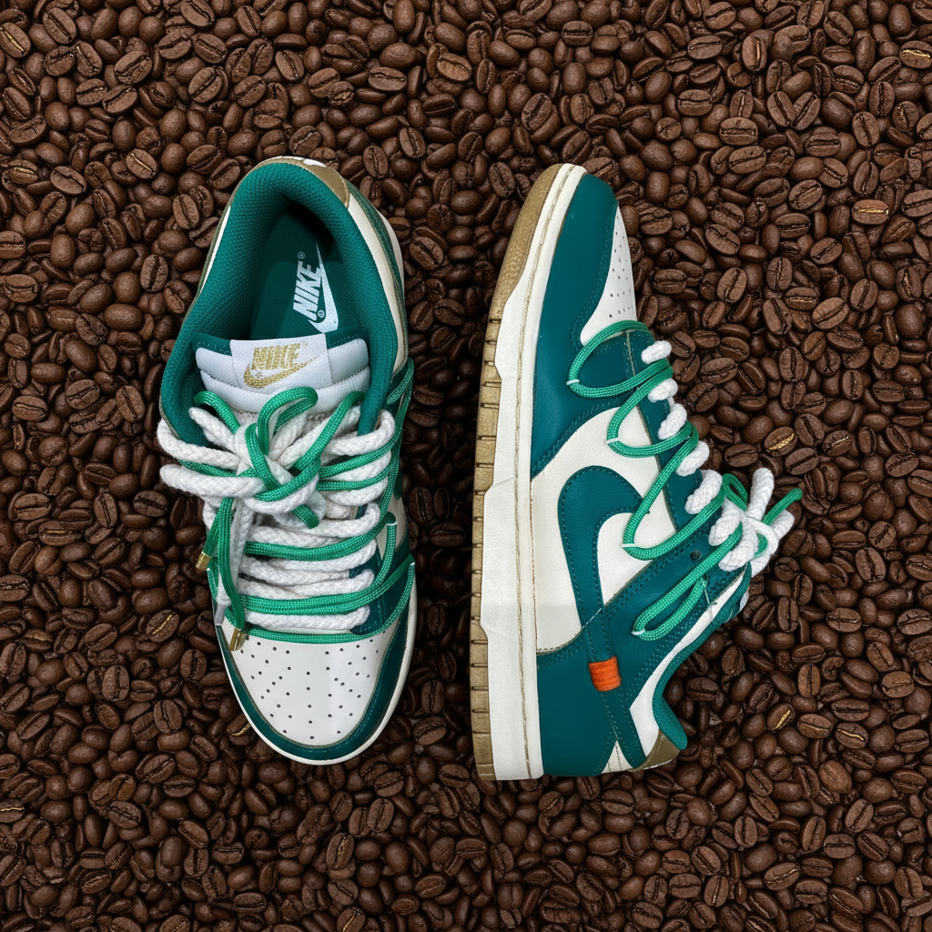 Sneakers - Dunk Custom Café Green - Nike