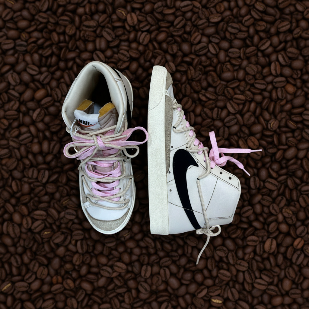 Sneakers - Blazer High Custom Café - Nike