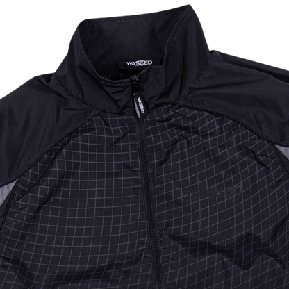 Veste - Spine Track Jacket Black - Wasted Paris