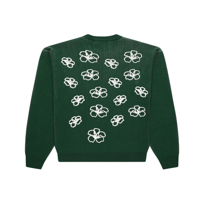 Knit - Arbor Ribbed Flower Green - Arbor Antwerp