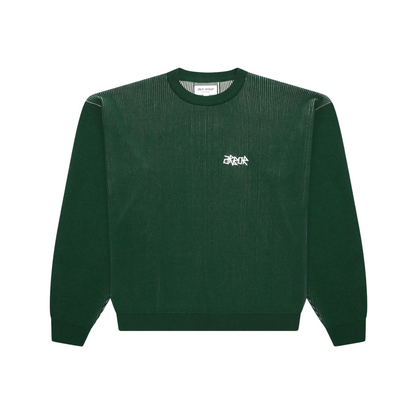 Knit - Arbor Ribbed Flower Green - Arbor Antwerp