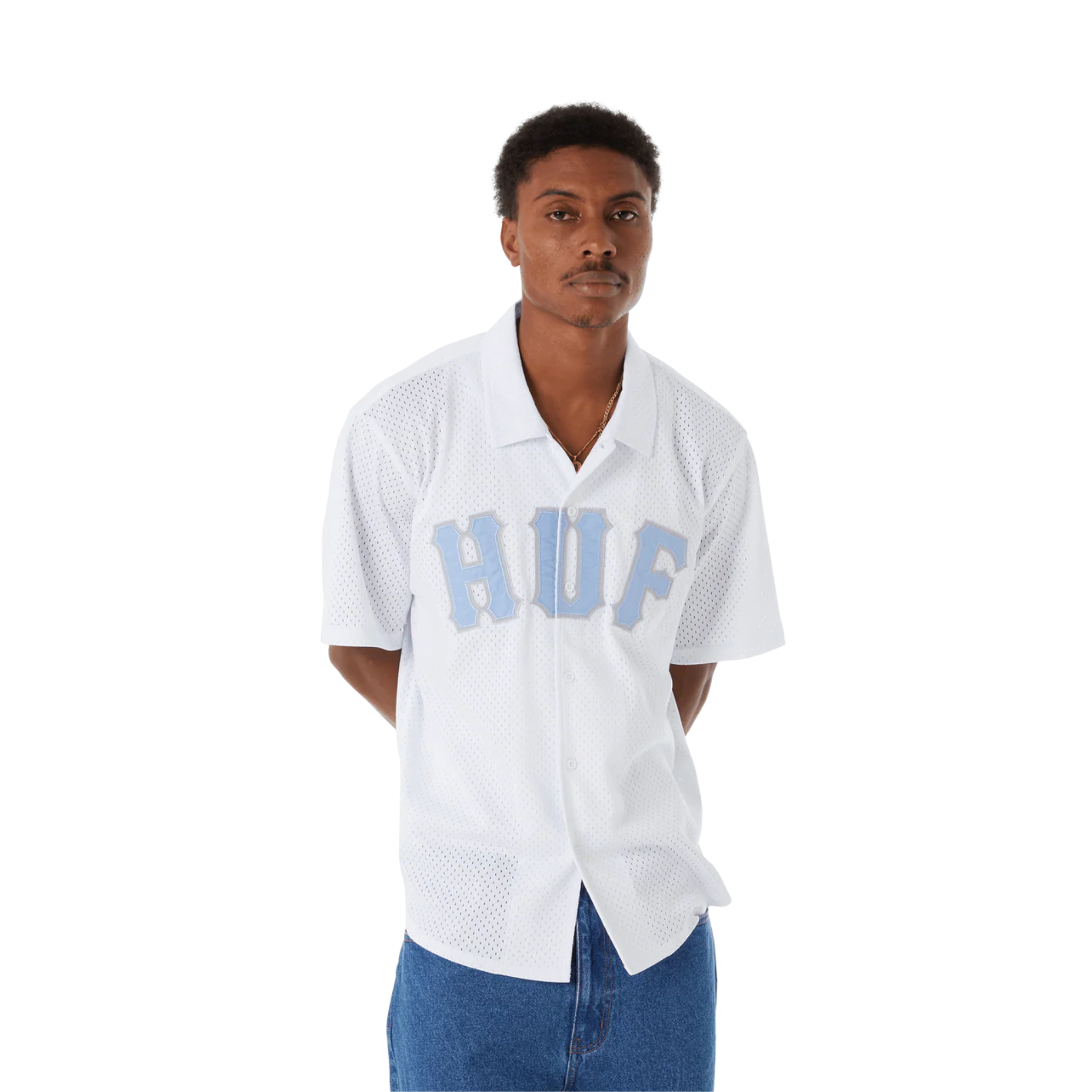 Chemise - Arch Mesh Button Up - Huf