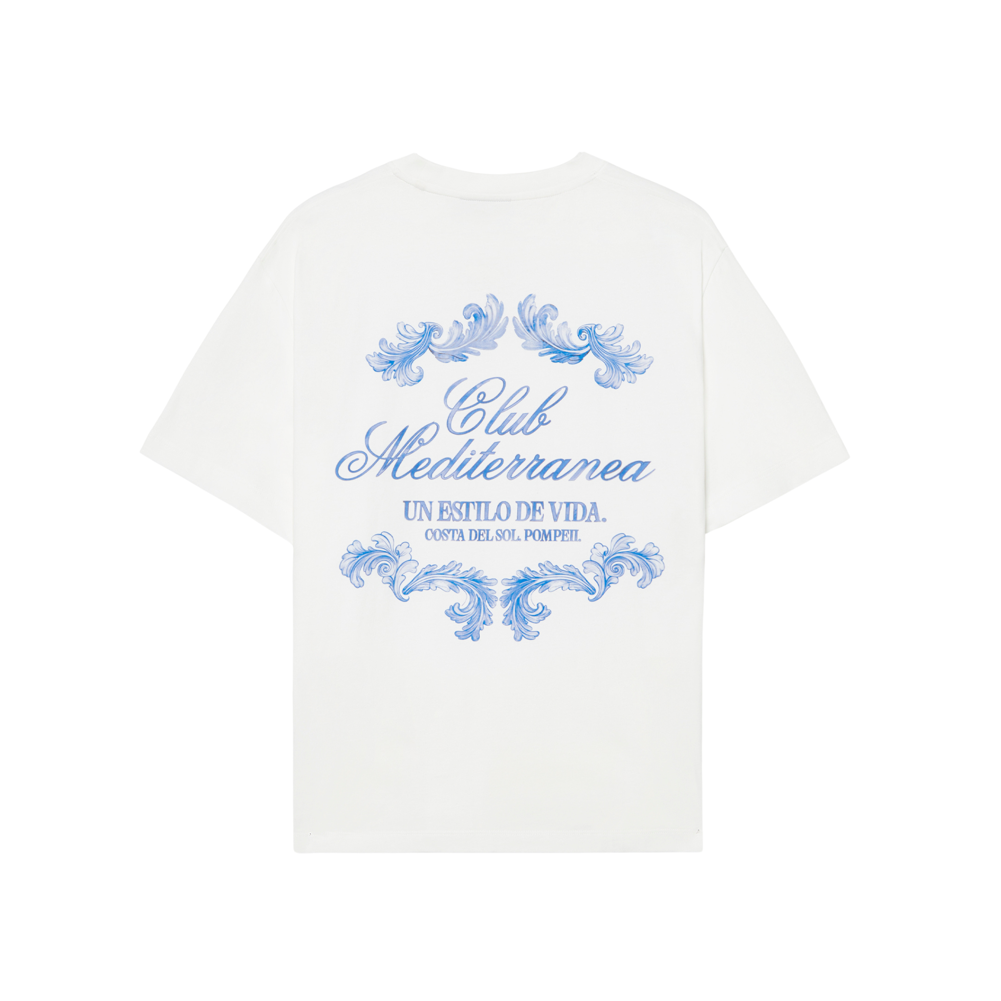 Tee Shirt - Club Mediterranea Off White Boxy Tee - Pompeii