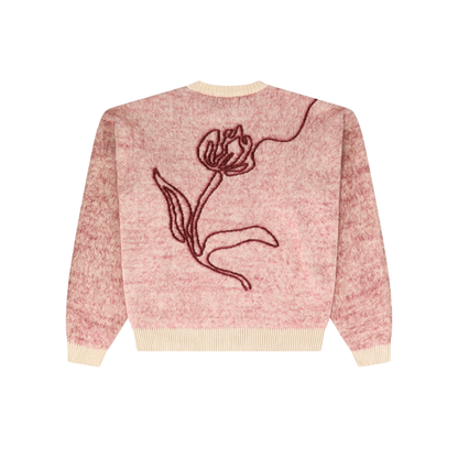 Crewneck - Camo Violet Knit - Arbor Antwerp