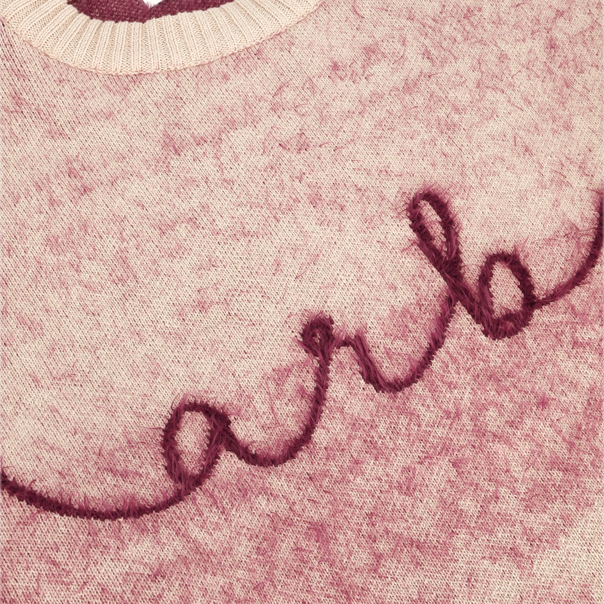 Crewneck - Camo Violet Knit - Arbor Antwerp