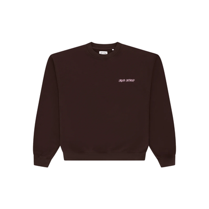 Crewneck - Crewneck Line Flower Brown - Arbor Antwerp