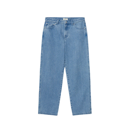 Jeans -  Pinstripe Classic Wash Denim - Pompeii